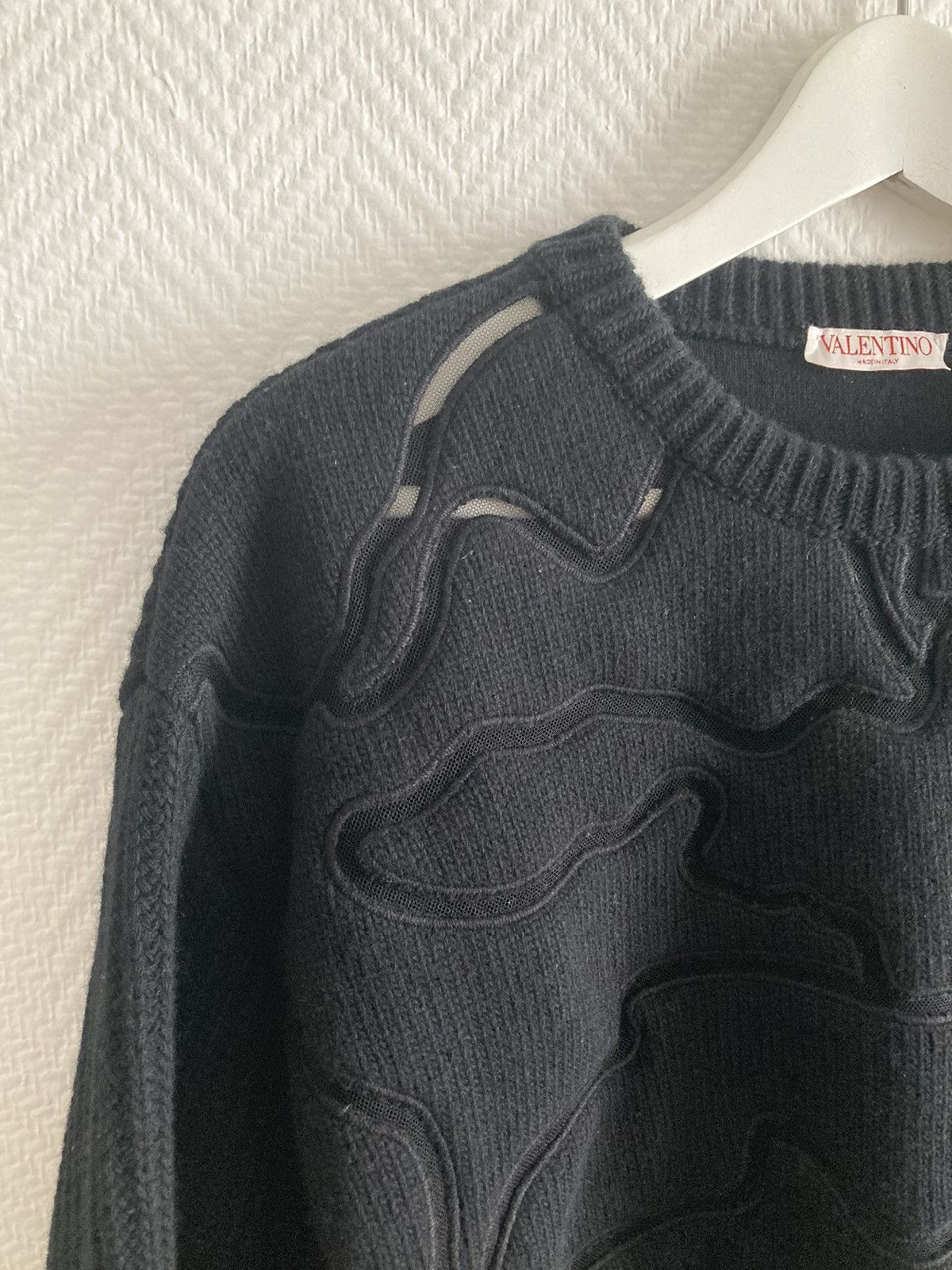 Valentino CAMOUFLAGE-PRINT CREWNECK WOOL JUMPER Size US M / EU 48-50 / 2 - 2 Thumbnail