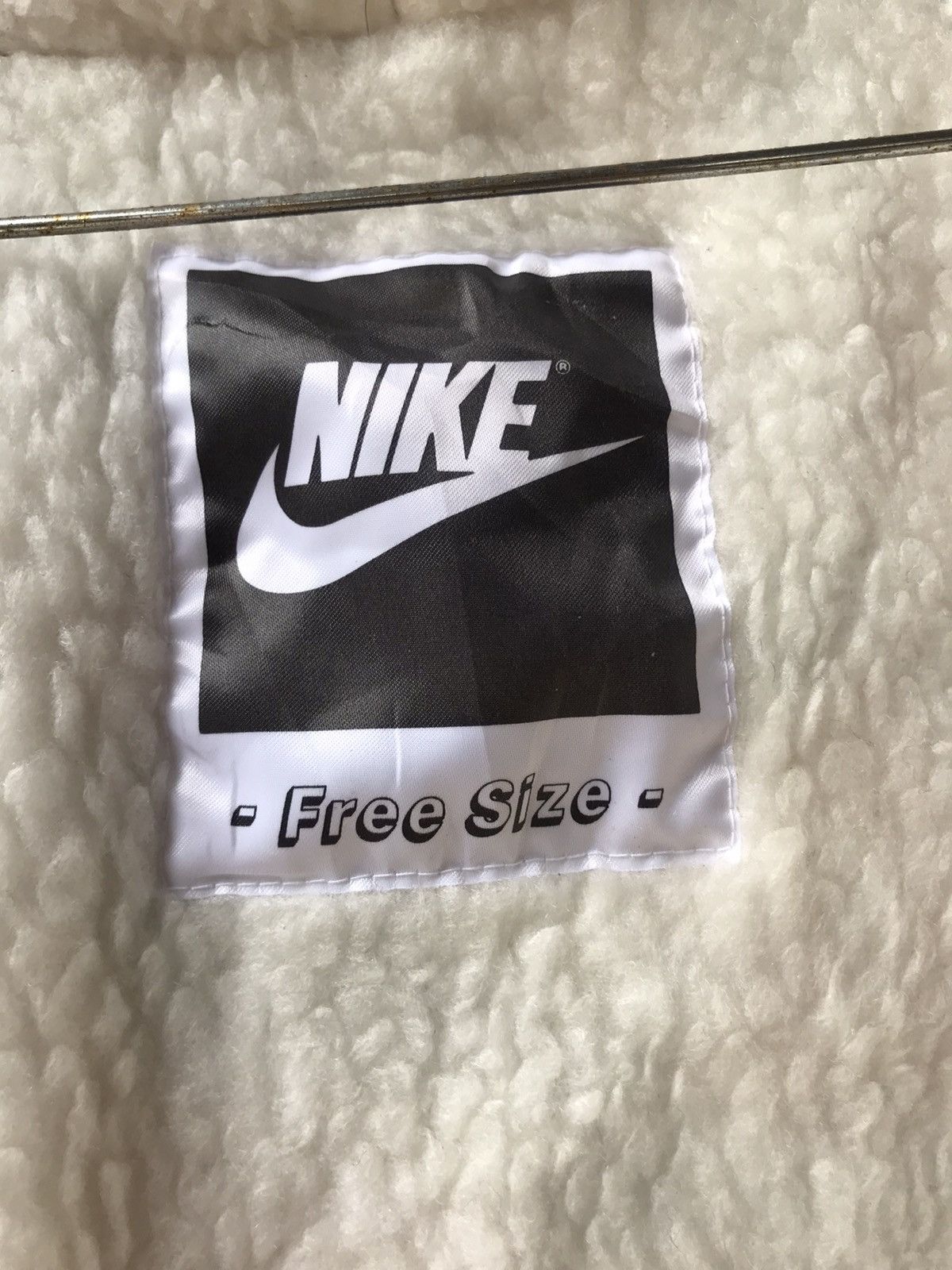 Nike × Vintage ❗️NICE DESIGN❗️Nike Big Logo Long Jacket Hoodie❗️ Size US L / EU 52-54 / 3 - 8 Thumbnail