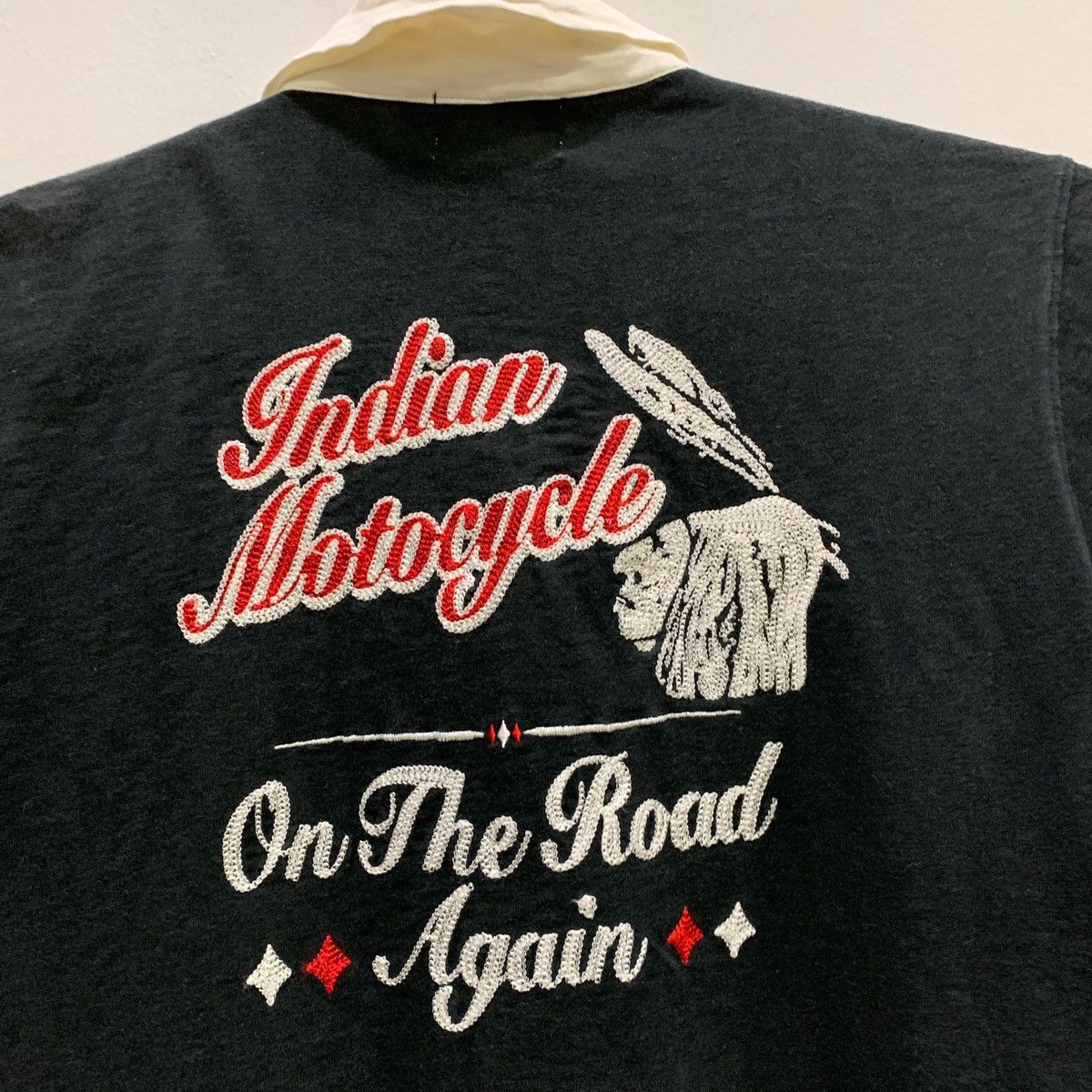 Indian Motorcycle × Vintage INDIAN MOTOCYCLES Shirts Size M fits S Size US S / EU 44-46 / 1 - 2 Thumbnail