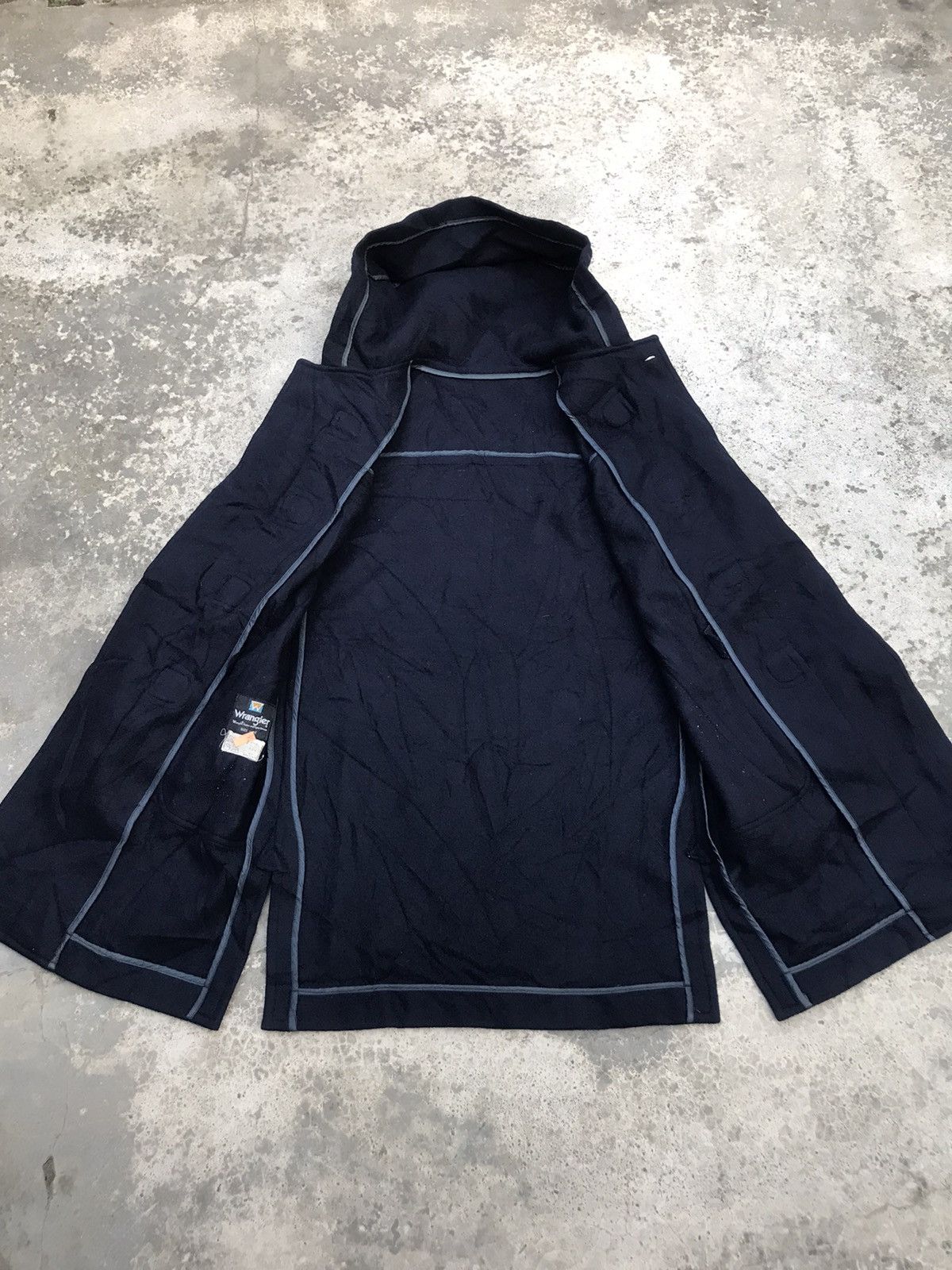 Vintage × Wrangler ❗️Vintage Wrangler Duffle Coat Wool Jacket❗️ Size US M / EU 48-50 / 2 - 5 Thumbnail
