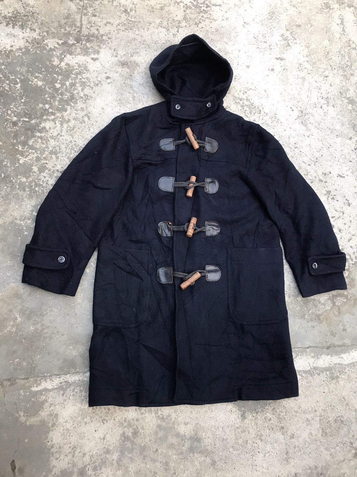 Vintage × Wrangler ❗️Vintage Wrangler Duffle Coat Wool Jacket❗️ Size US M / EU 48-50 / 2 - 1 Thumbnail