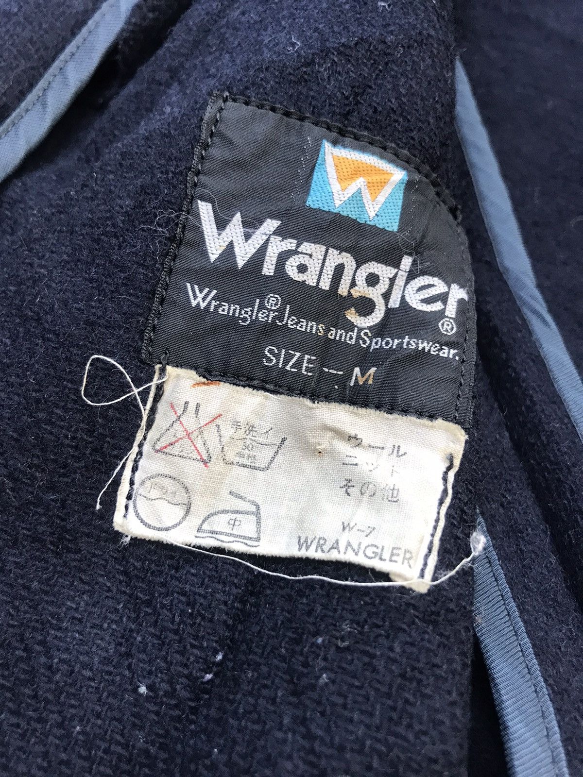 Vintage × Wrangler ❗️Vintage Wrangler Duffle Coat Wool Jacket❗️ Size US M / EU 48-50 / 2 - 7 Thumbnail