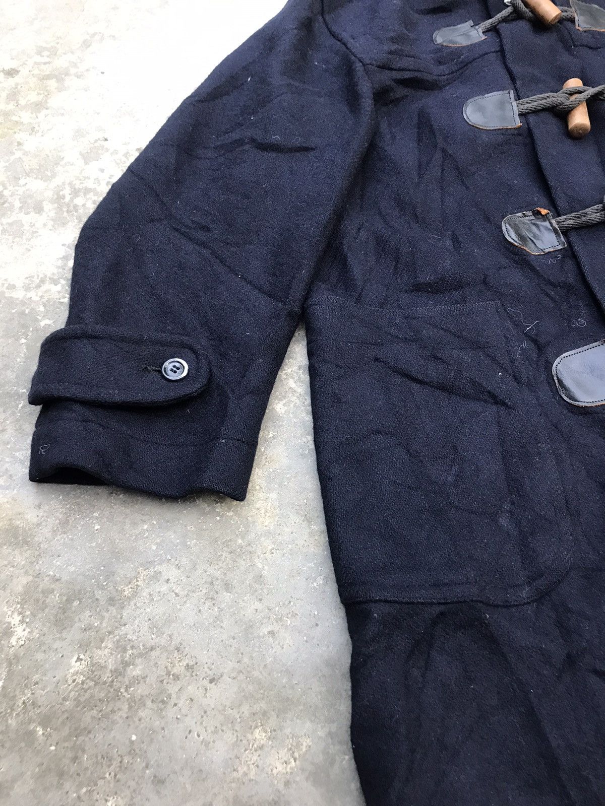 Vintage × Wrangler ❗️Vintage Wrangler Duffle Coat Wool Jacket❗️ Size US M / EU 48-50 / 2 - 2 Thumbnail