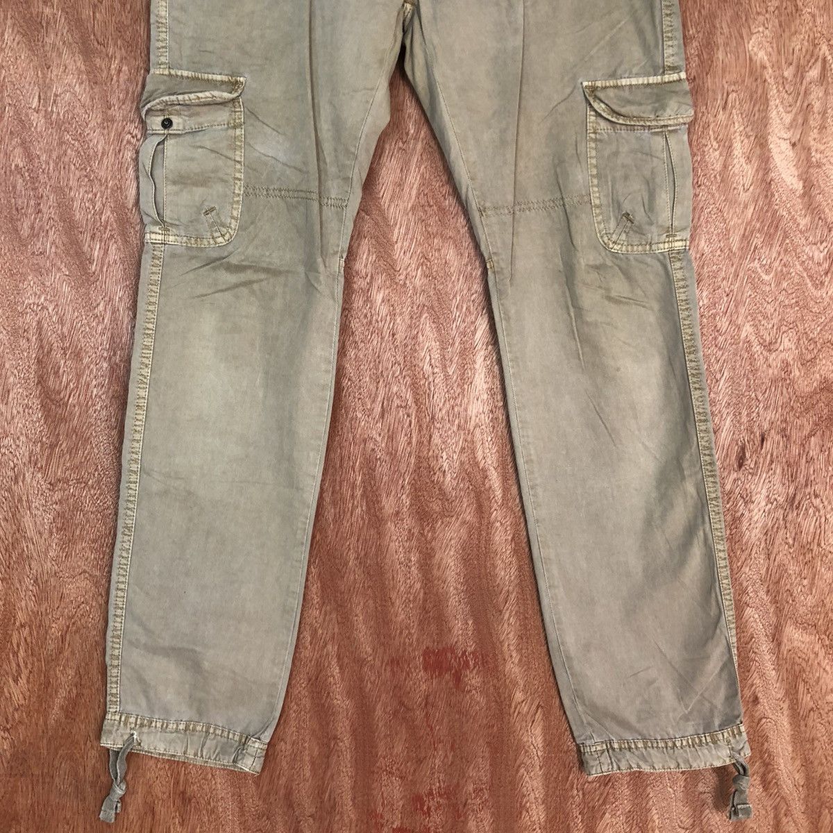 Japanese Brand DLL Japan Brown Multipocket utility Cargo Pants #2147 Size US 28 / EU 44 - 3 Thumbnail