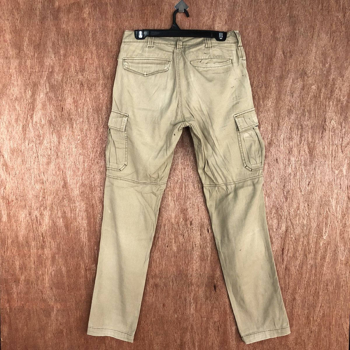 Faded Glory D Burtle Brown faded thrased Multipocket Cargo Pants #2151 Size US 29 - 11 Thumbnail