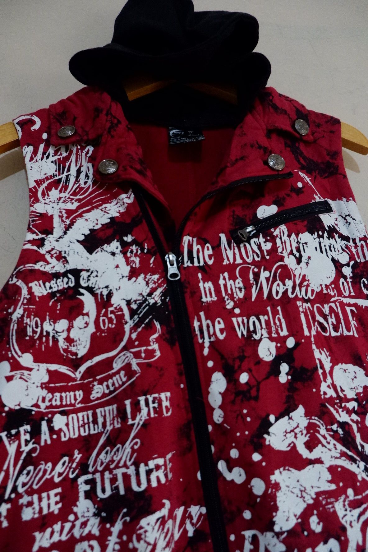 In The Attic The Clash Heads Seditionaries Vest Hoodie Size US M / EU 48-50 / 2 - 3 Thumbnail