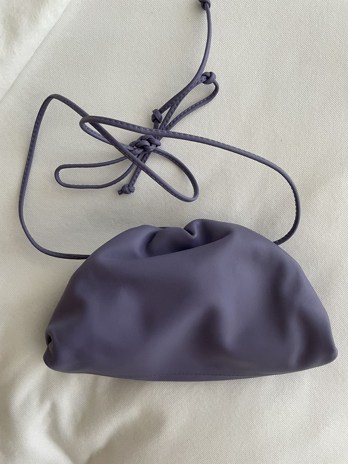 Bottega Veneta The Mini Pouch leather bag Purple