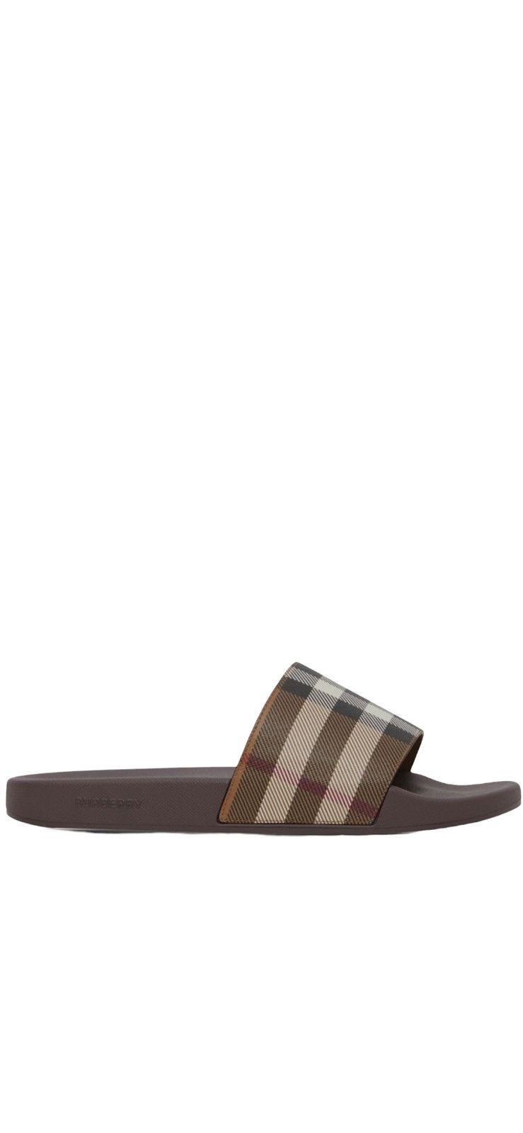 Burberry Check Canvas Slides
