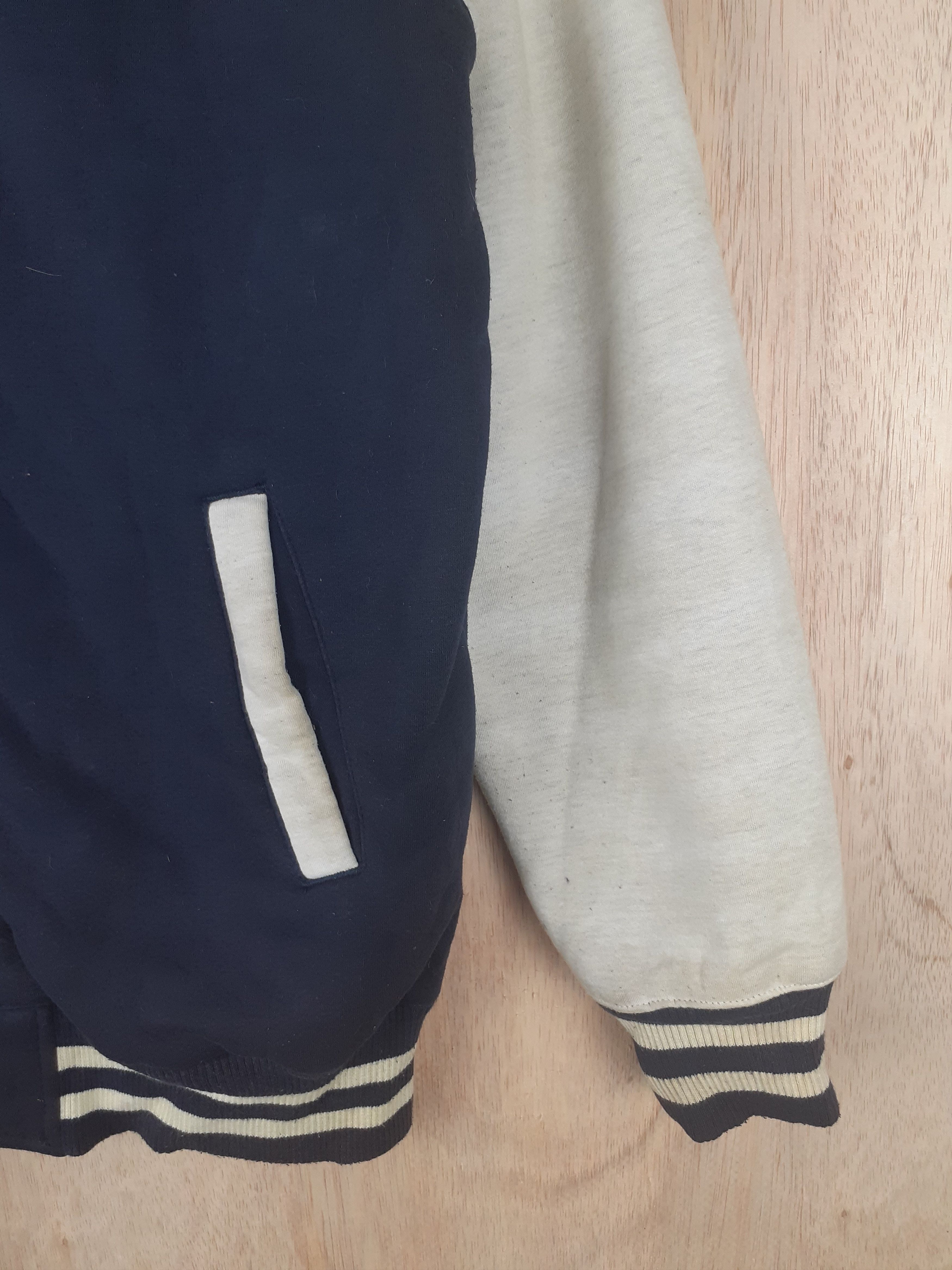 Japanese Brand GU blue varsity hoodie sweater #3072 Size US M / EU 48-50 / 2 - 3 Thumbnail