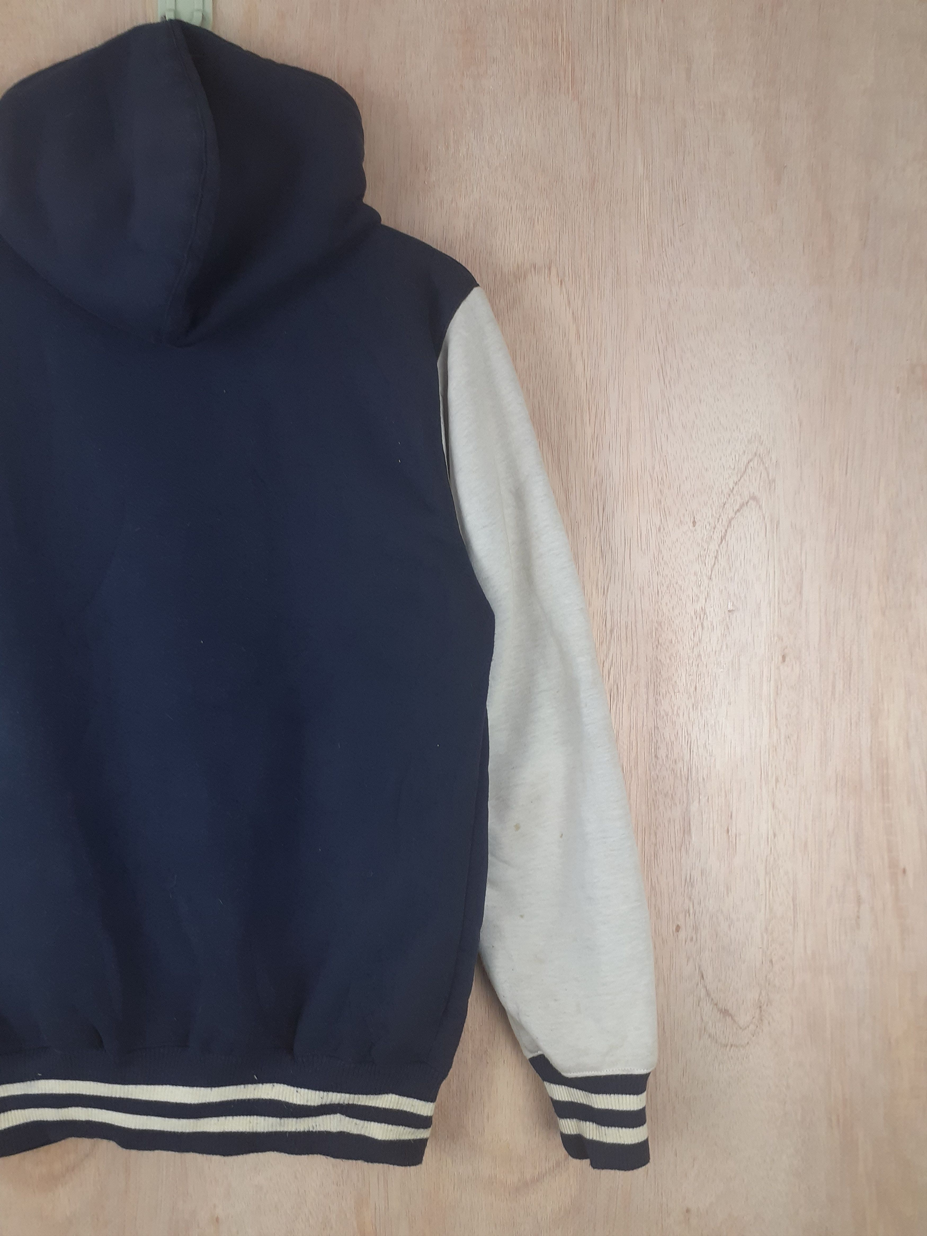 Japanese Brand GU blue varsity hoodie sweater #3072 Size US M / EU 48-50 / 2 - 9 Thumbnail
