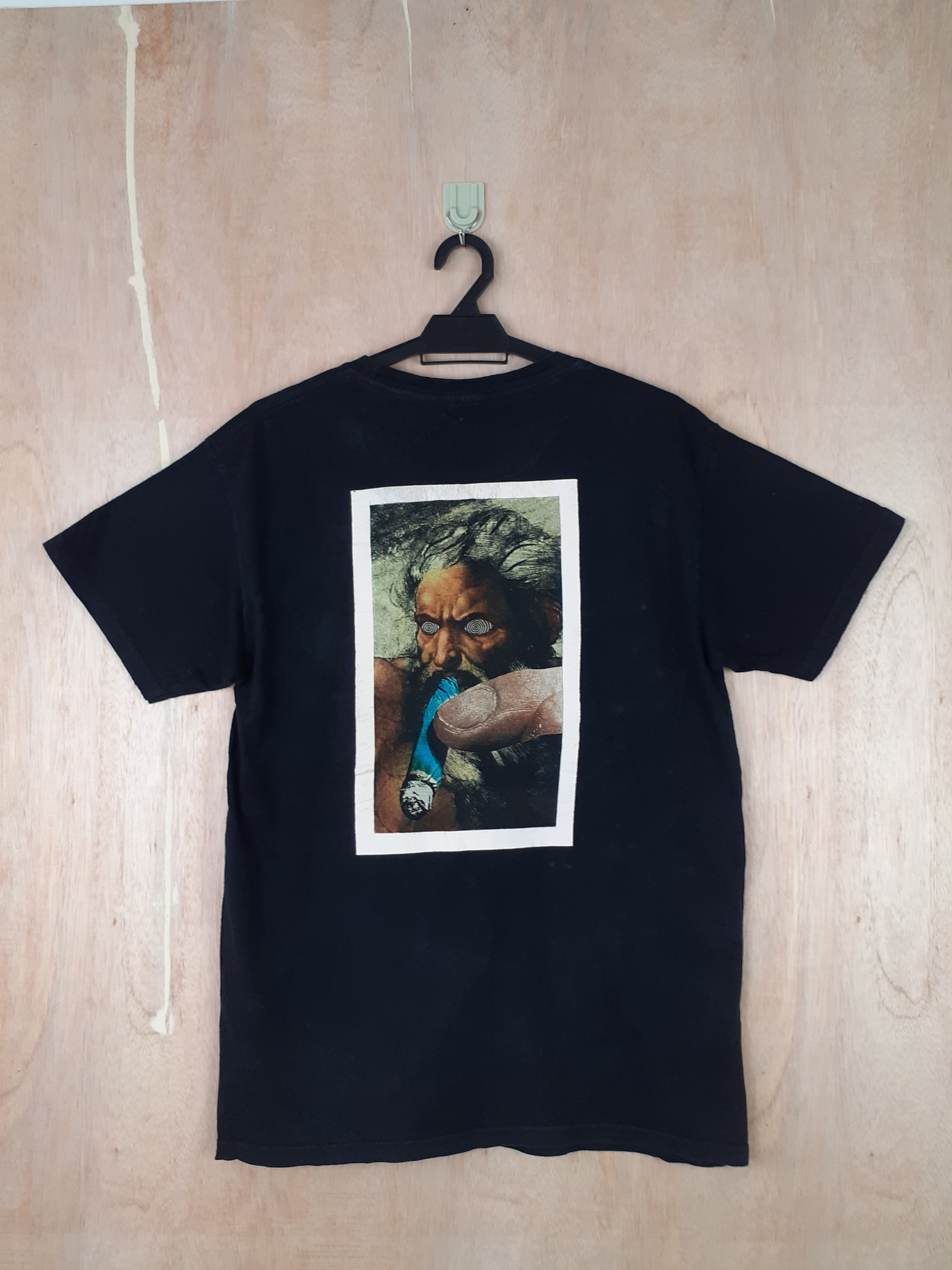 Japanese Brand × Obey Obey smoking art black Tshirt #pakaidumoh Size US M / EU 48-50 / 2 - 1 Thumbnail