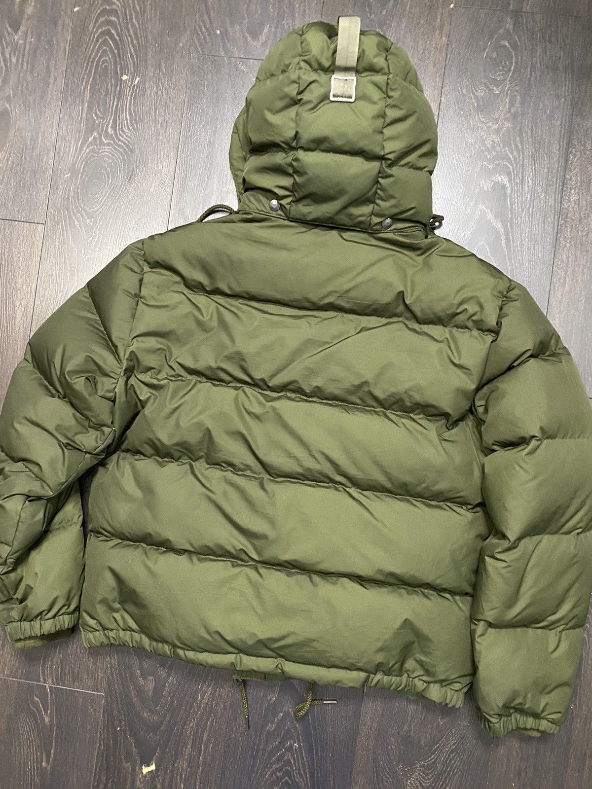 vintage 90’s Olive Polo Ralph Lauren Puffer Jacket with Hood