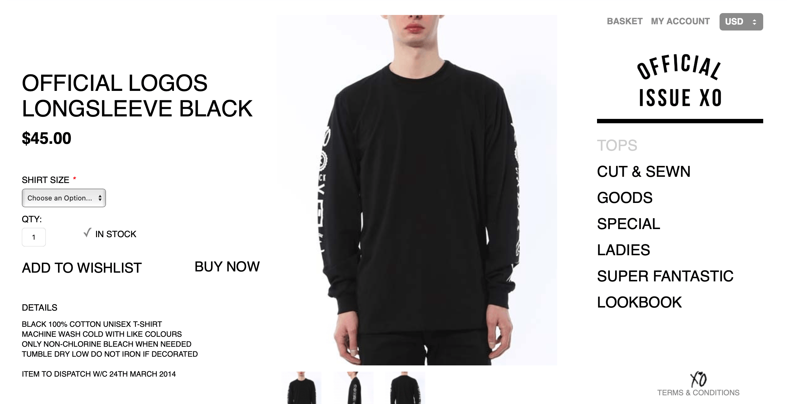 The Weeknd The Weeknd OFFICIAL ISSUE XO LONGSLEEVE BLACK Size US XL / EU 56 / 4 - 3 Thumbnail