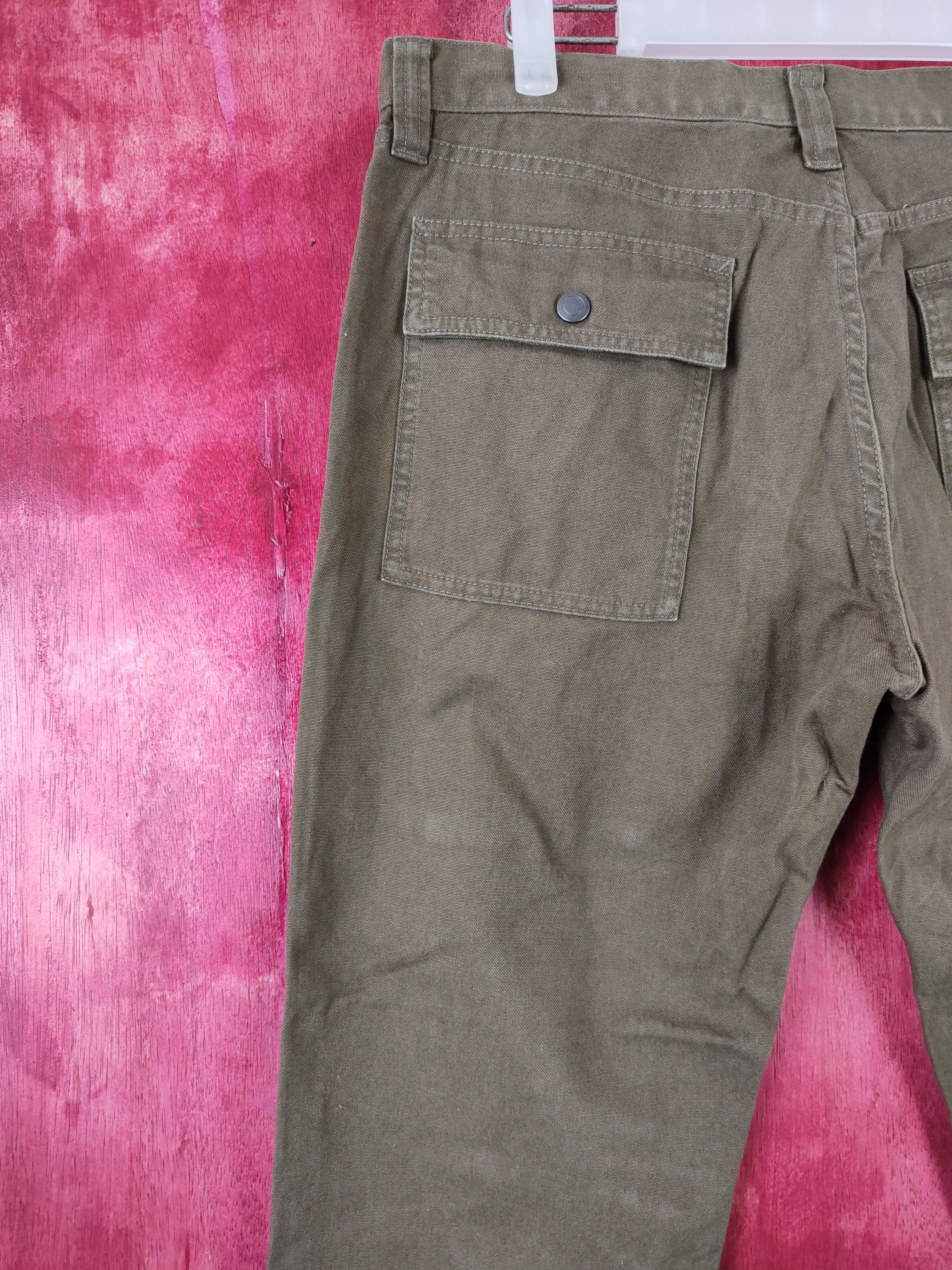 Japanese Brand × Uniqlo Uniqlo Dark Brown Multi Pocket Tactical Cargo Pants #S446 Size US 32 / EU 48 - 8 Thumbnail