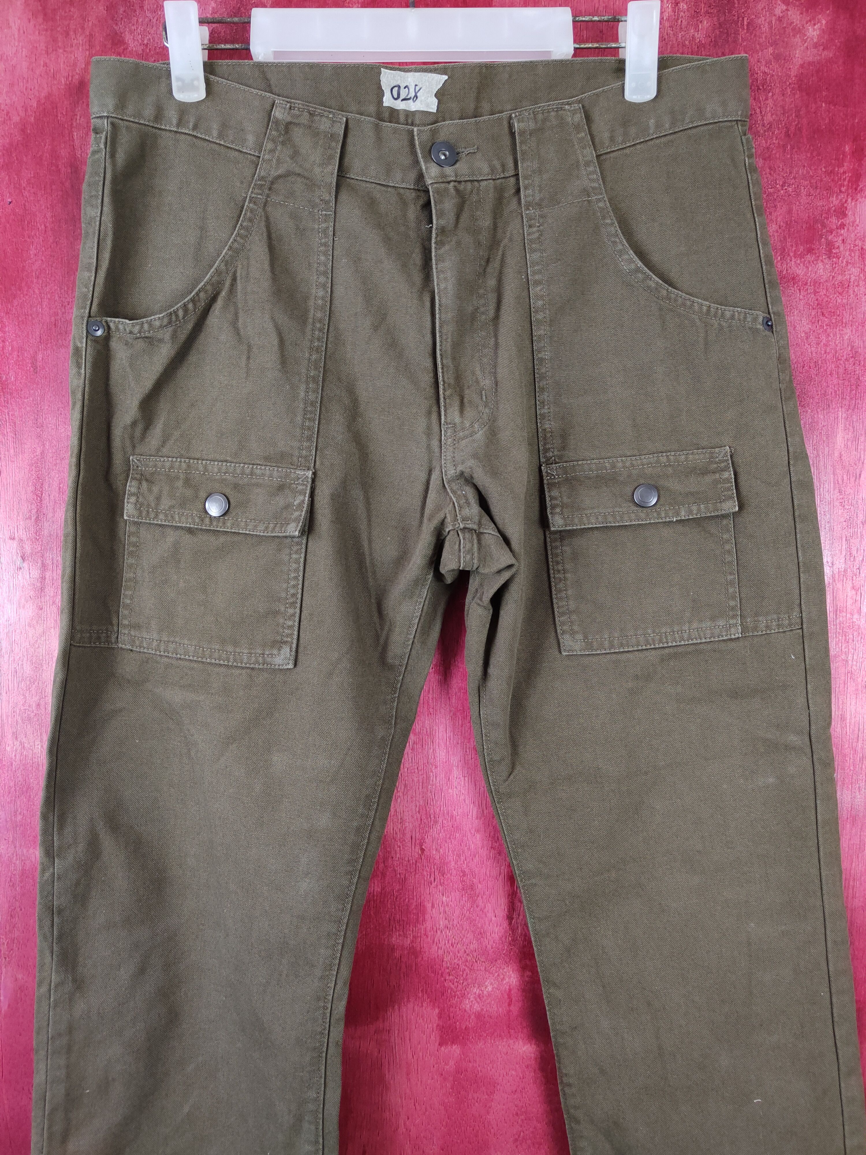 Japanese Brand × Uniqlo Uniqlo Dark Brown Multi Pocket Tactical Cargo Pants #S446 Size US 32 / EU 48 - 2 Thumbnail