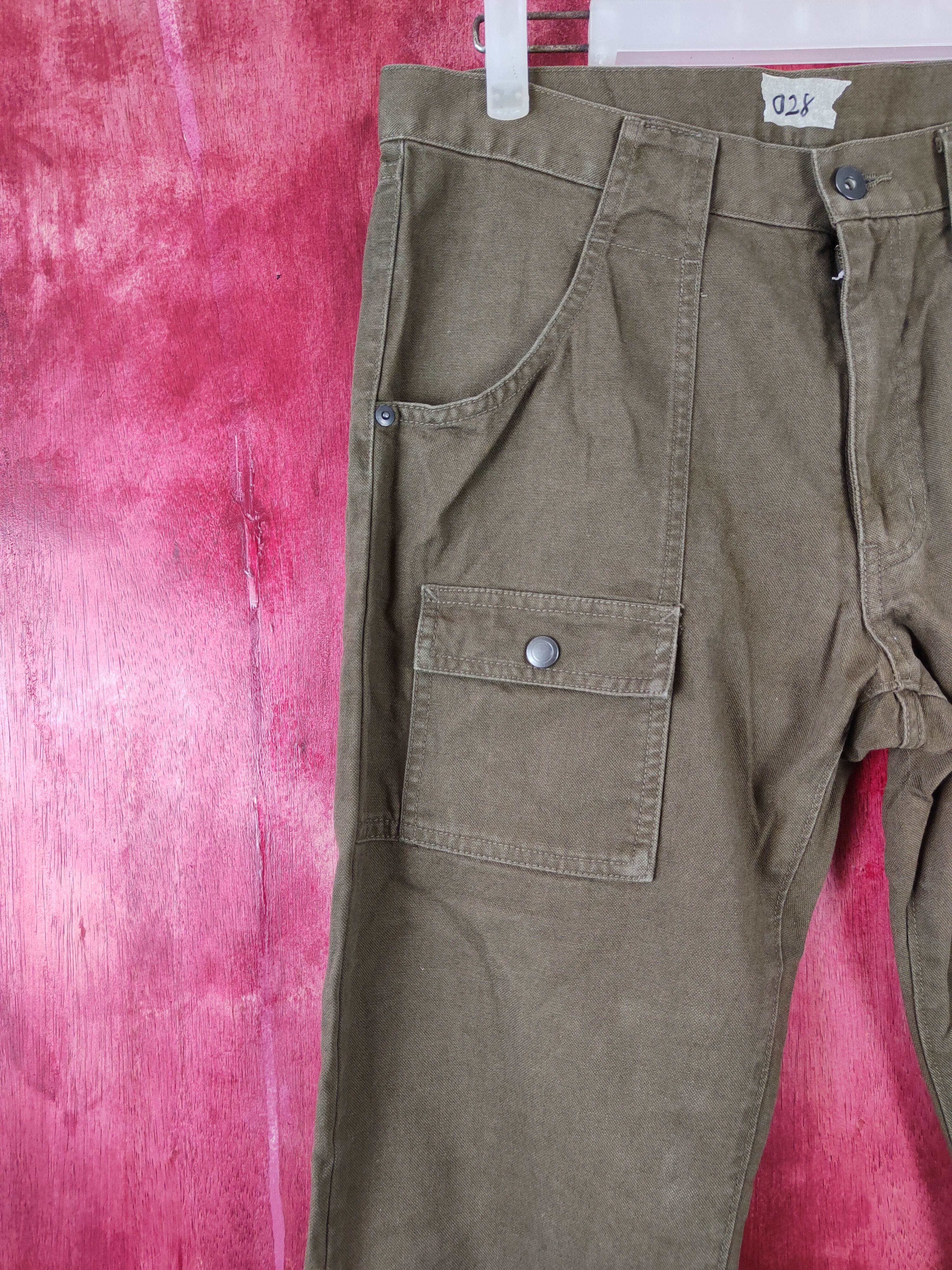 Japanese Brand × Uniqlo Uniqlo Dark Brown Multi Pocket Tactical Cargo Pants #S446 Size US 32 / EU 48 - 3 Thumbnail