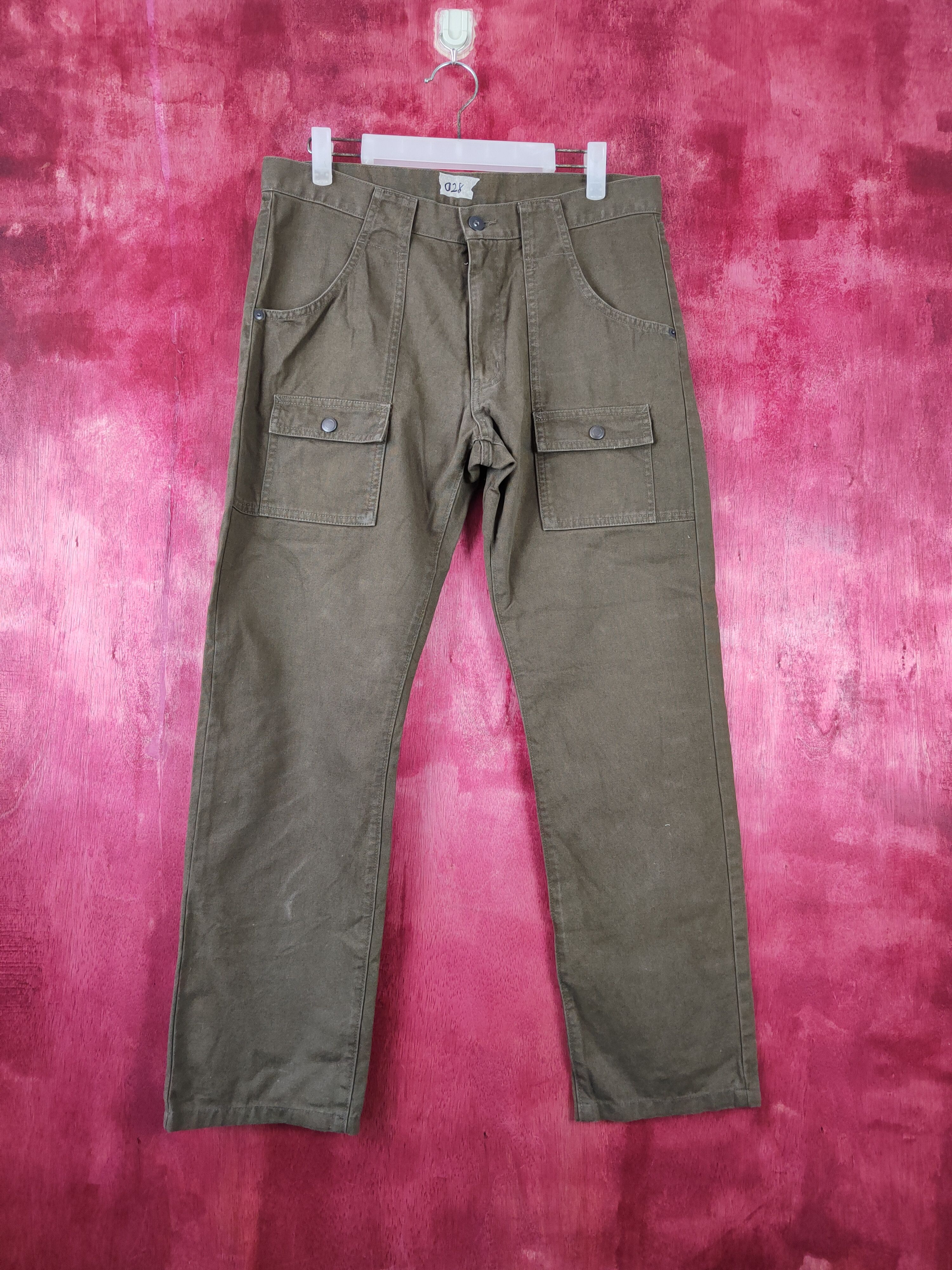 Japanese Brand × Uniqlo Uniqlo Dark Brown Multi Pocket Tactical Cargo Pants #S446 Size US 32 / EU 48 - 1 Thumbnail