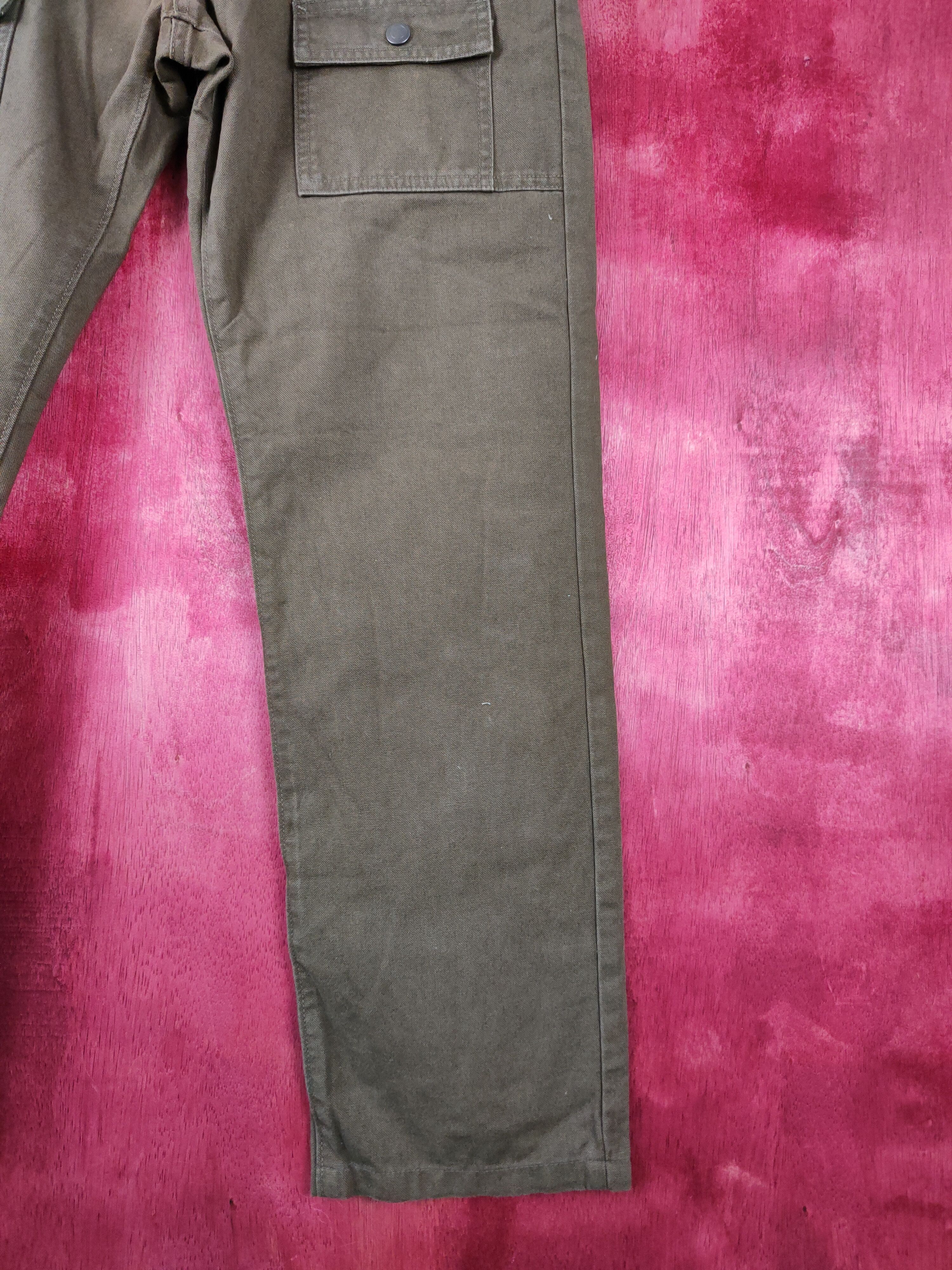 Japanese Brand × Uniqlo Uniqlo Dark Brown Multi Pocket Tactical Cargo Pants #S446 Size US 32 / EU 48 - 6 Thumbnail