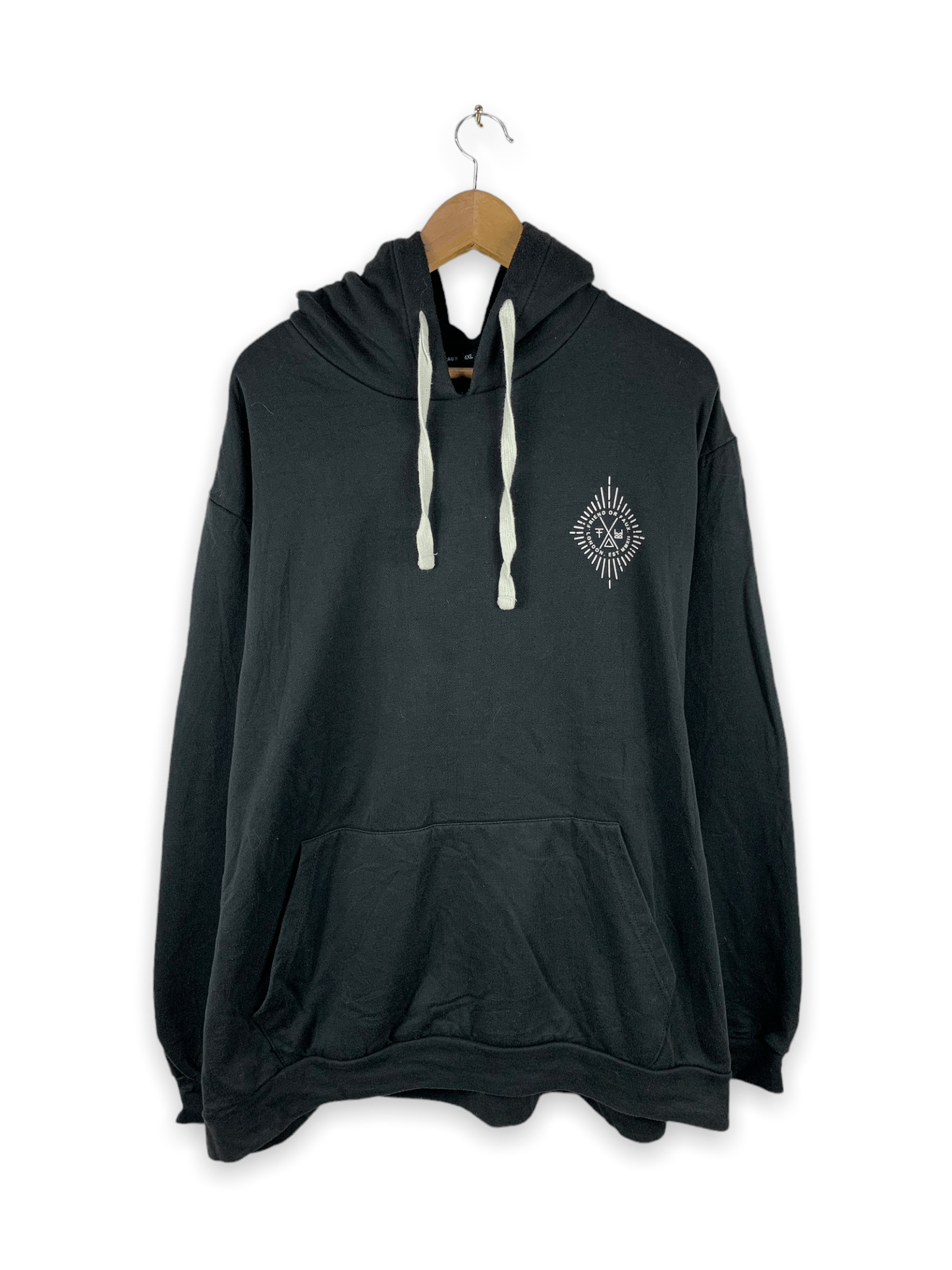 Japanese Brand 🔥Friend or Faux Brand Oversized Hoodie Sweater Size US XXL / EU 58 / 5 - 2 Thumbnail