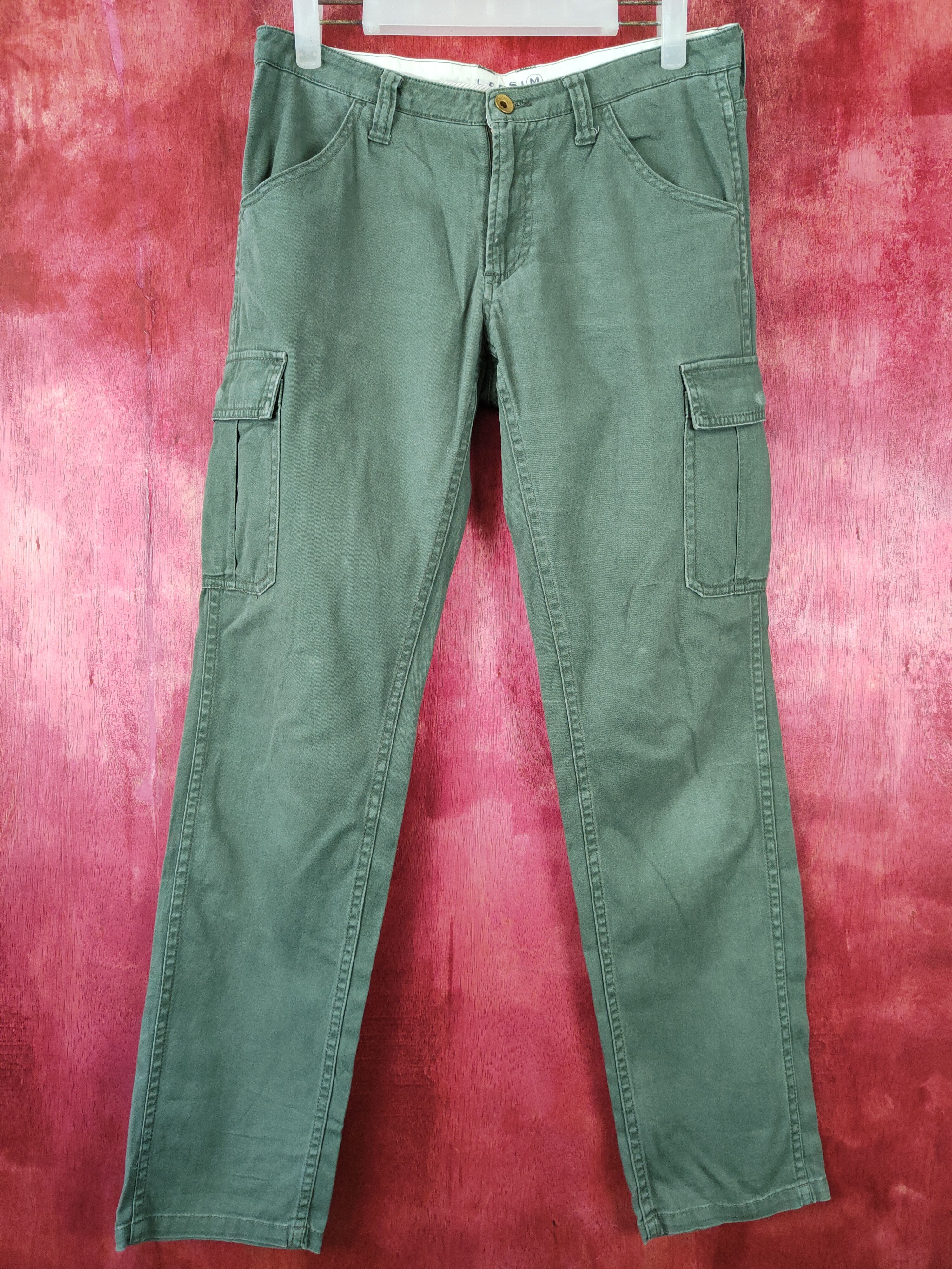 Japanese Brand × Vintage Lepsim Army Green Multi Pocket Tactical Cargo Pants #S442 Size US 32 / EU 48 - 1 Thumbnail