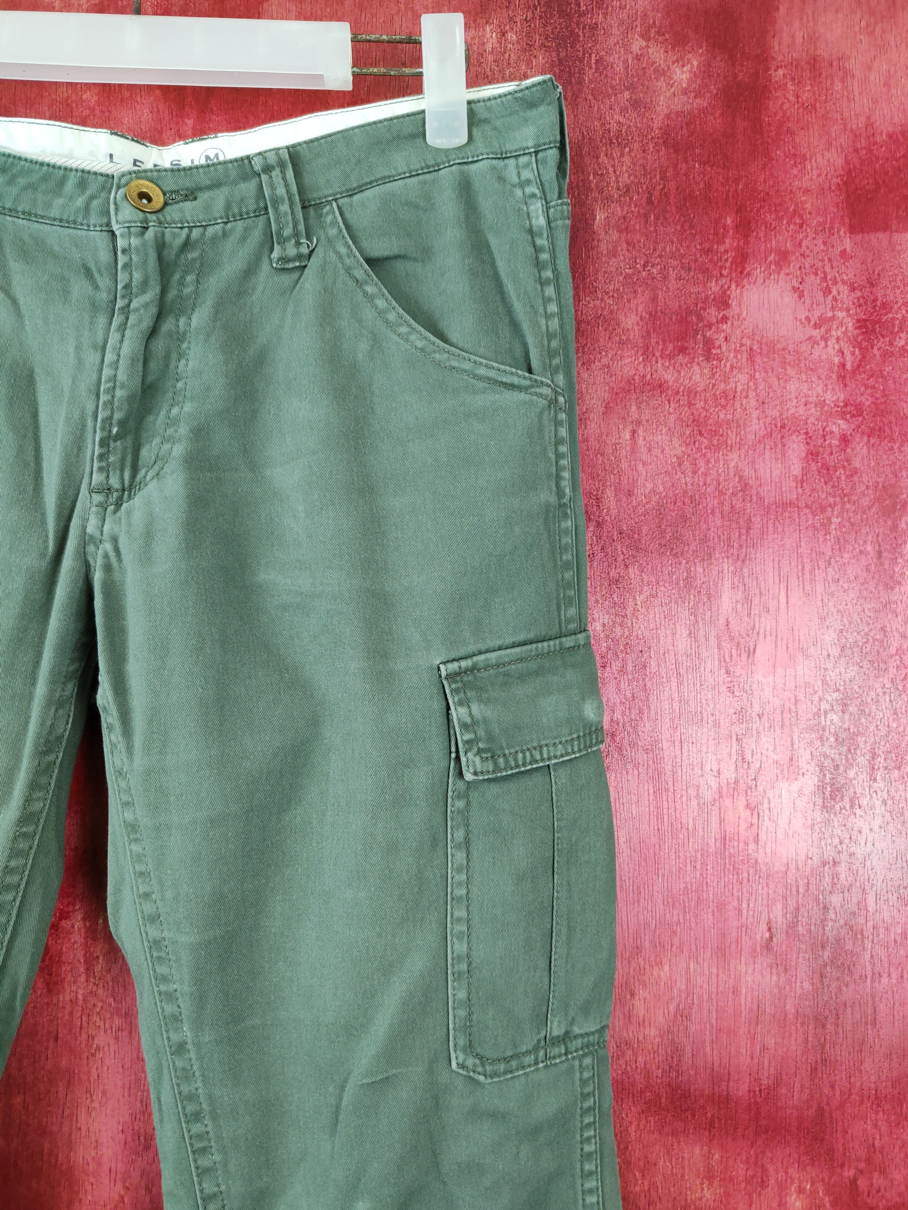 Japanese Brand × Vintage Lepsim Army Green Multi Pocket Tactical Cargo Pants #S442 Size US 32 / EU 48 - 5 Thumbnail