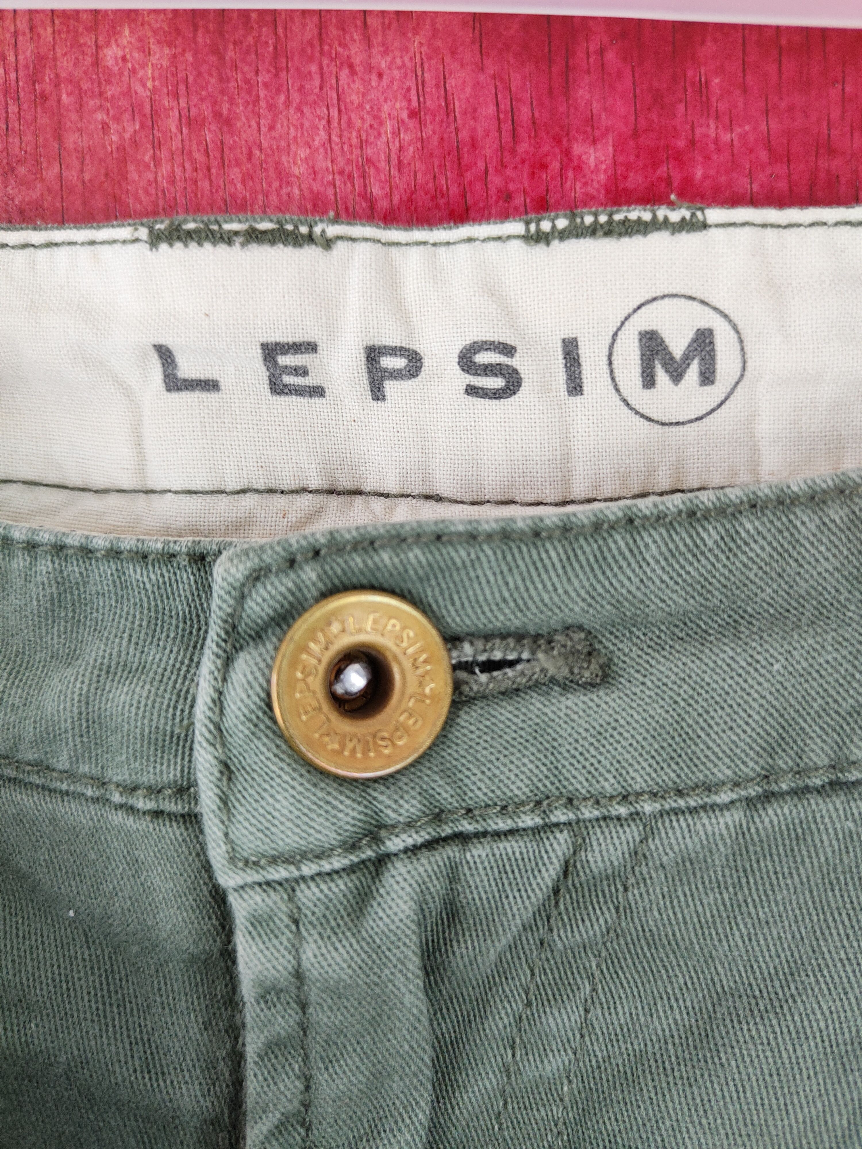 Japanese Brand × Vintage Lepsim Army Green Multi Pocket Tactical Cargo Pants #S442 Size US 32 / EU 48 - 12 Thumbnail