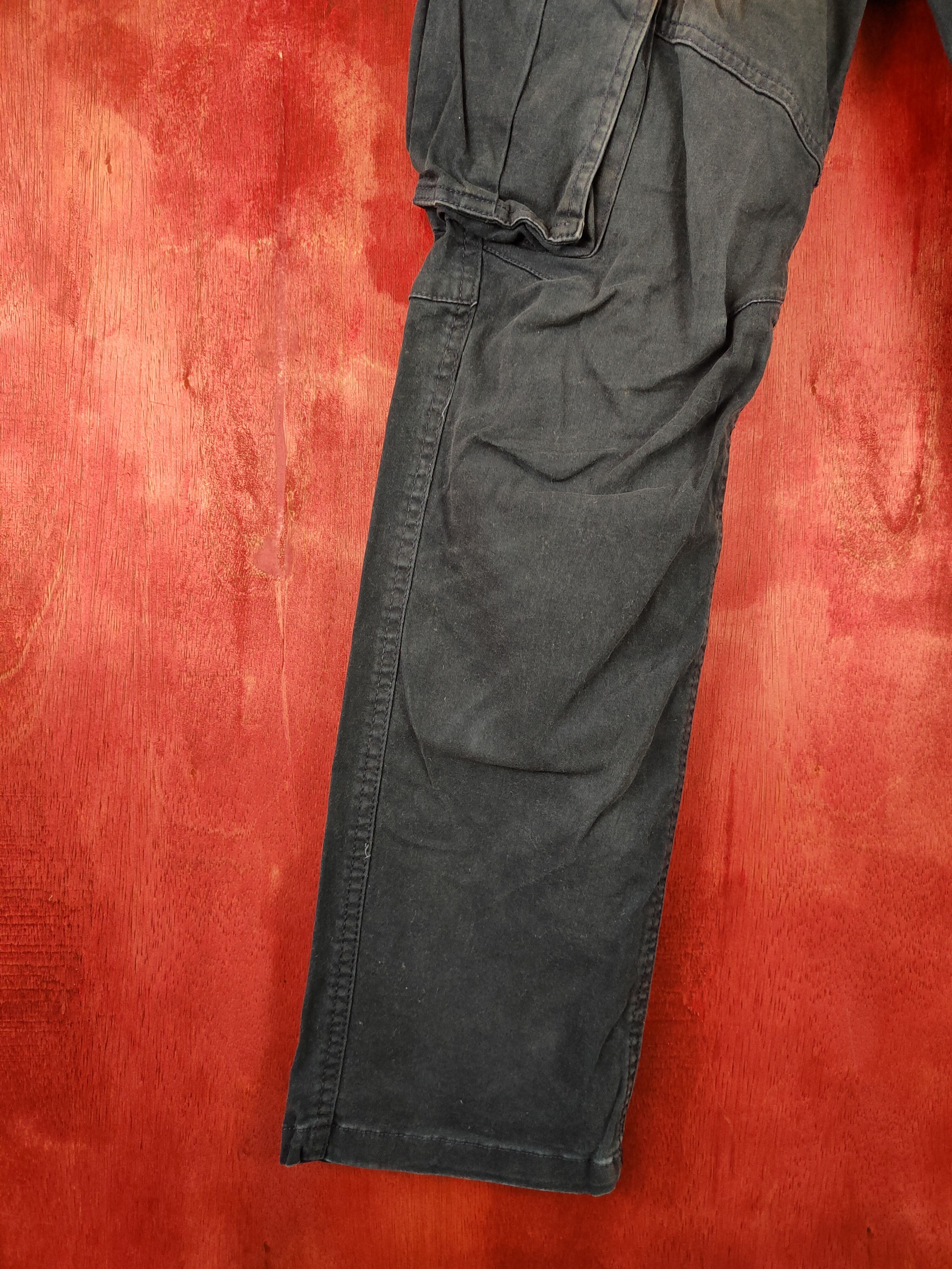 Faded Glory DL Geride Dark Blue Multi Pocket Tactical Cargo Pants #S437 Size US 32 / EU 48 - 6 Thumbnail