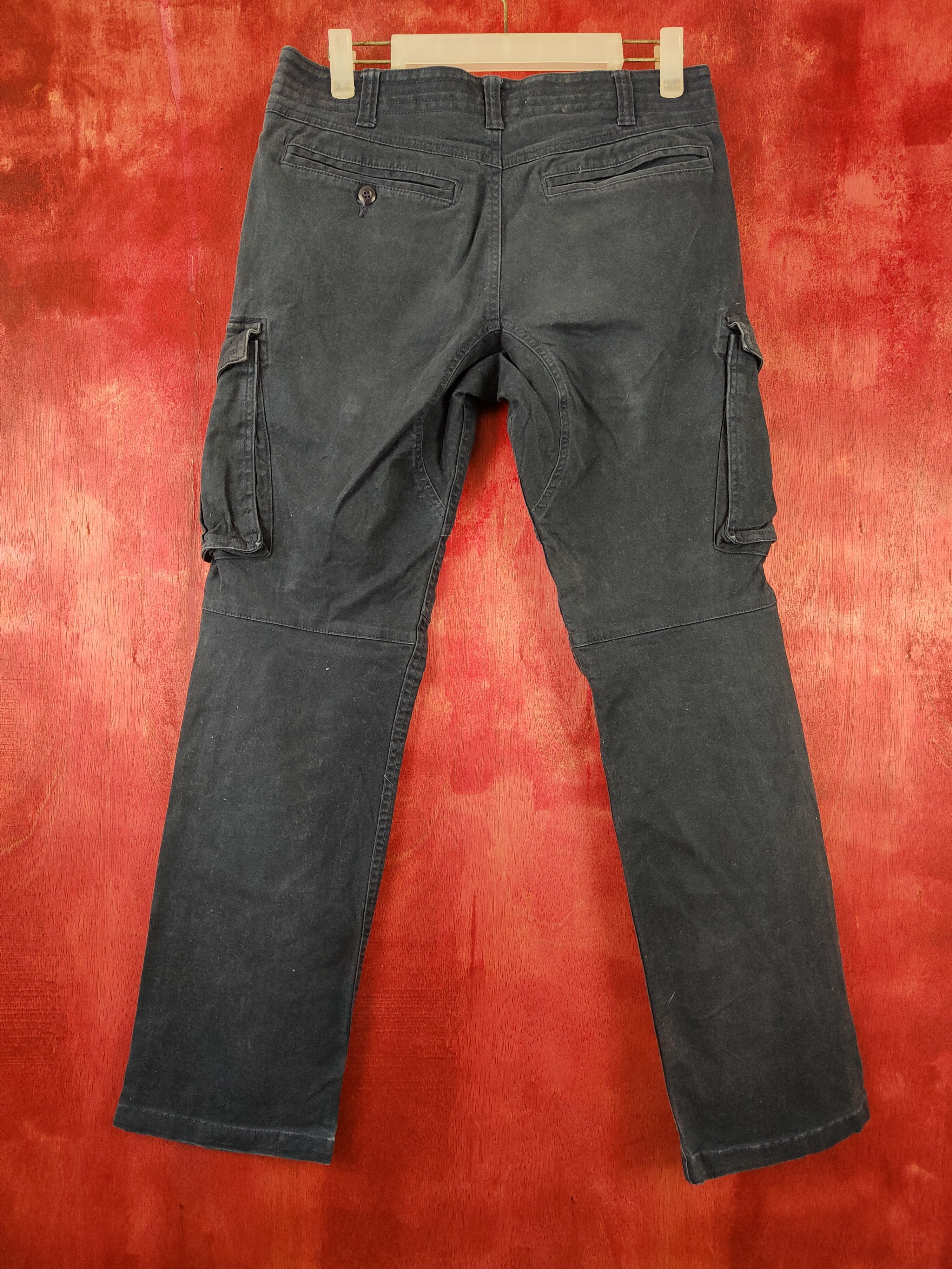 Faded Glory DL Geride Dark Blue Multi Pocket Tactical Cargo Pants #S437 Size US 32 / EU 48 - 9 Thumbnail