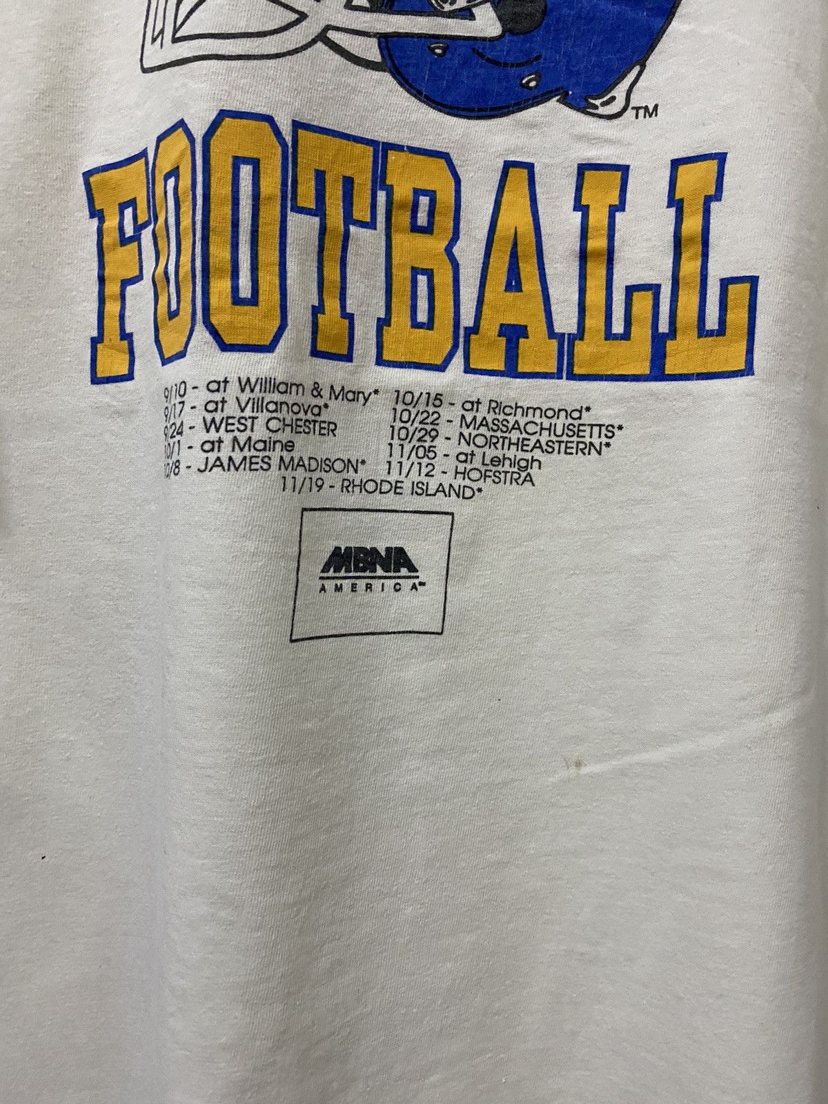 NFL × Vintage Vintage x NFL x Delaware Football Tee Size US XL / EU 56 / 4 - 4 Thumbnail