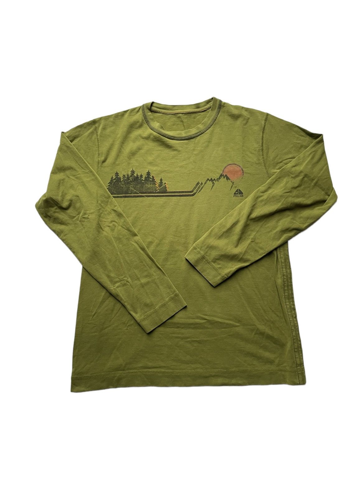 Vintage Green Nike ACG Hiking Shirt 90s