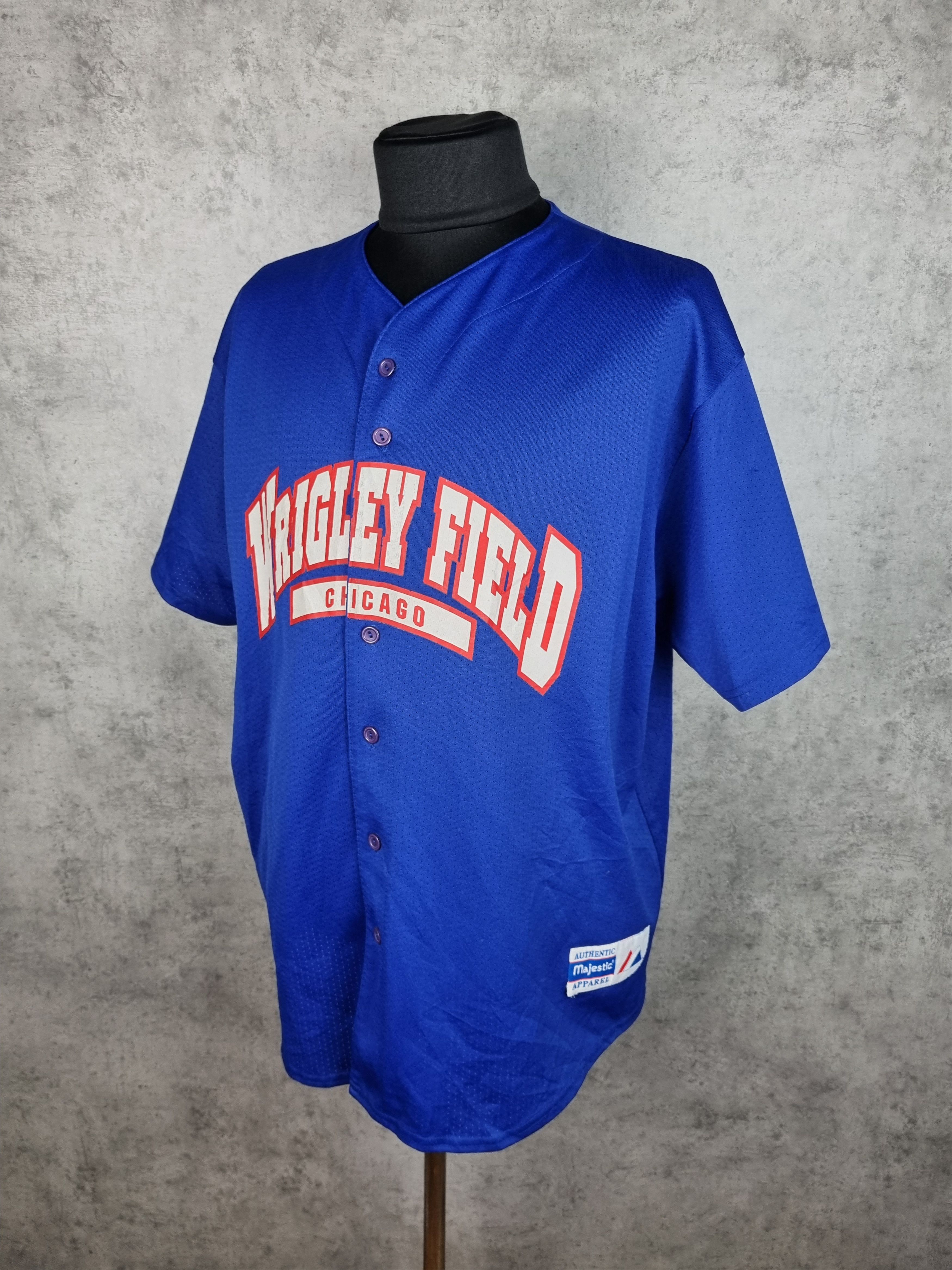 MLB × Majestic 80s Rare Size Chicago CUBS Baseball Jersey Size US XXL / EU 58 / 5 - 2 Thumbnail