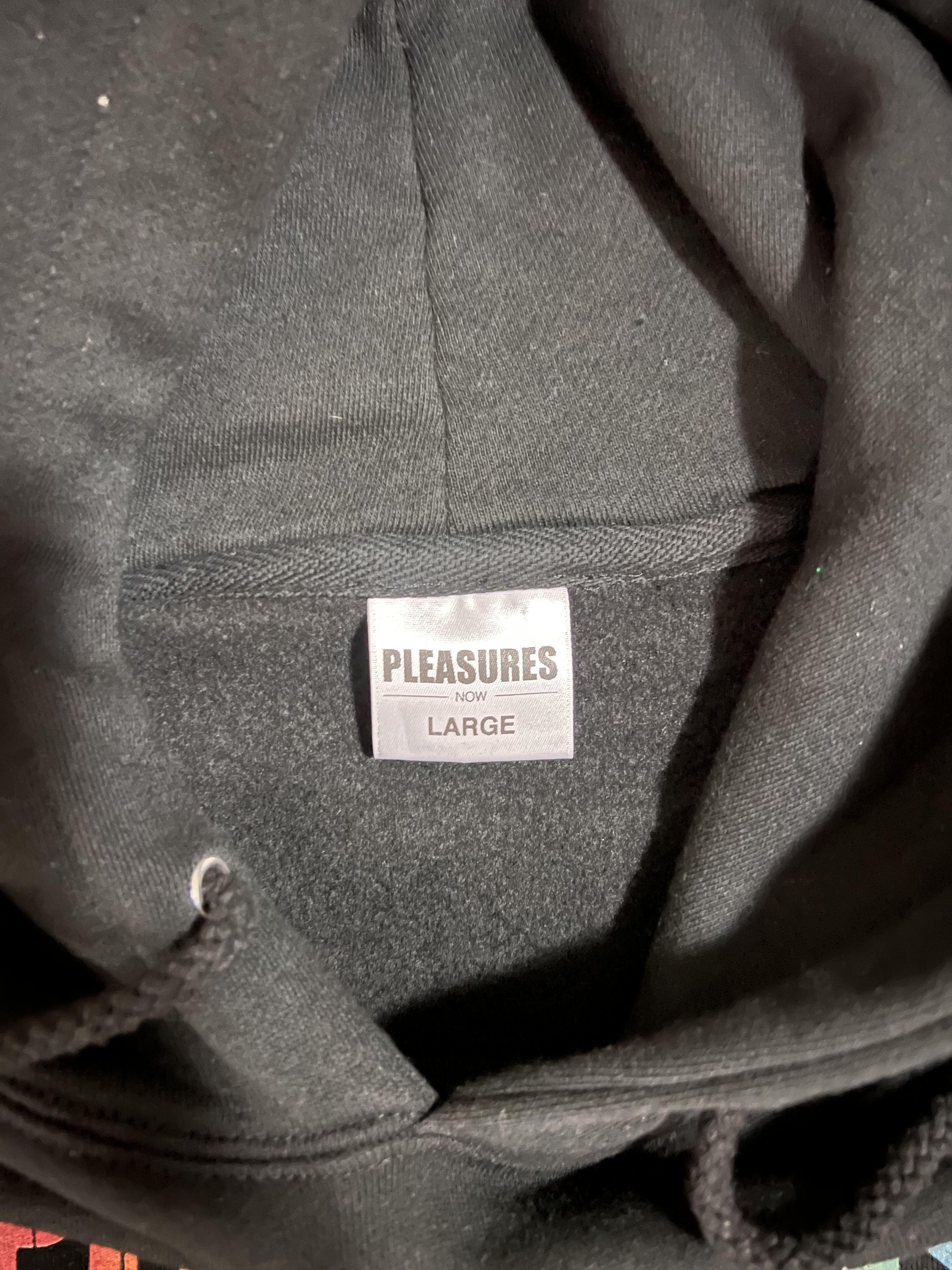 Pleasures 💚 Pleasures Spectrum Logo Hoodie Black Large NEW Size US L / EU 52-54 / 3 - 5 Thumbnail