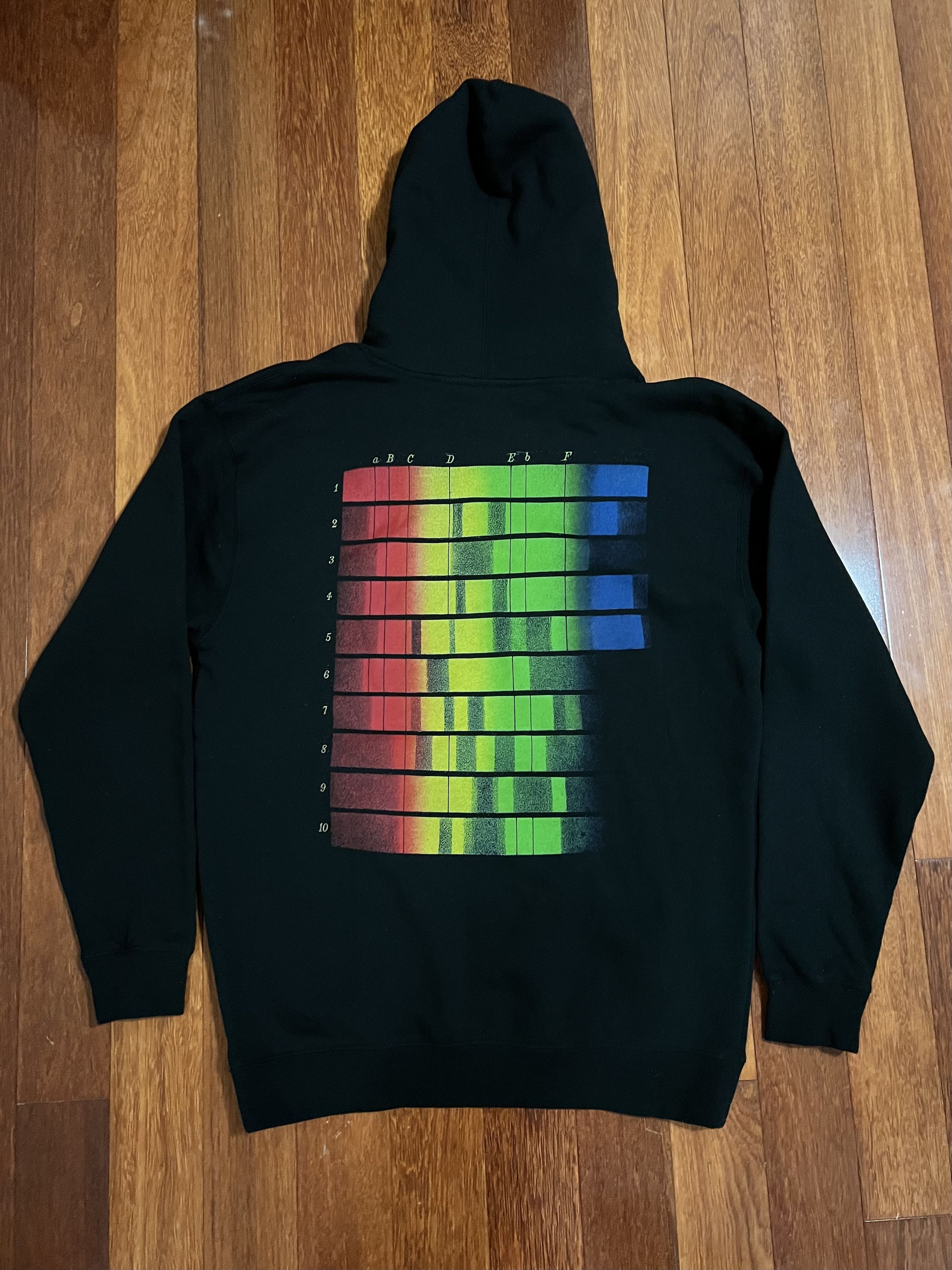 💚 Pleasures Spectrum Logo Hoodie Black Large NEW