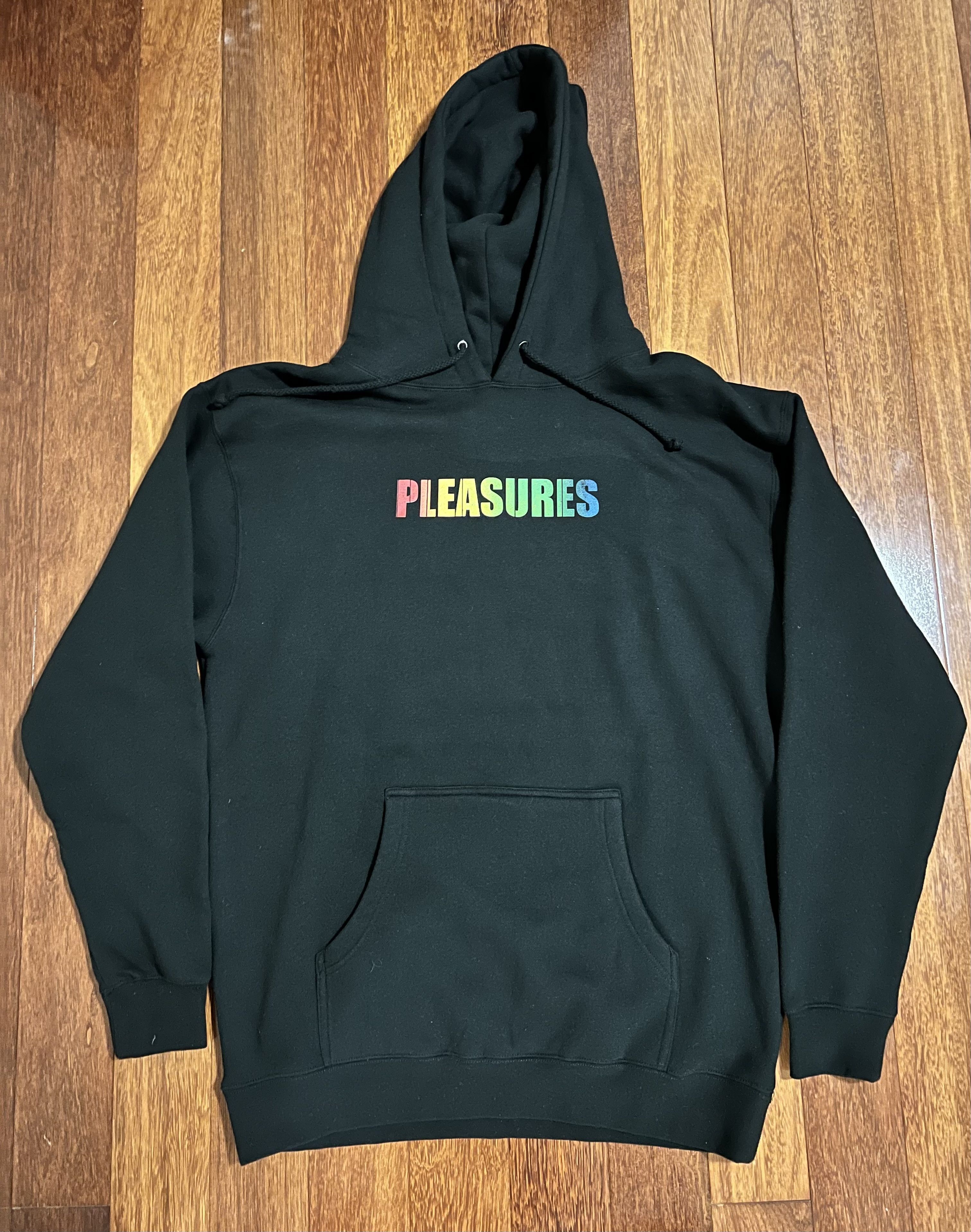Pleasures 💚 Pleasures Spectrum Logo Hoodie Black Large NEW Size US L / EU 52-54 / 3 - 2 Thumbnail