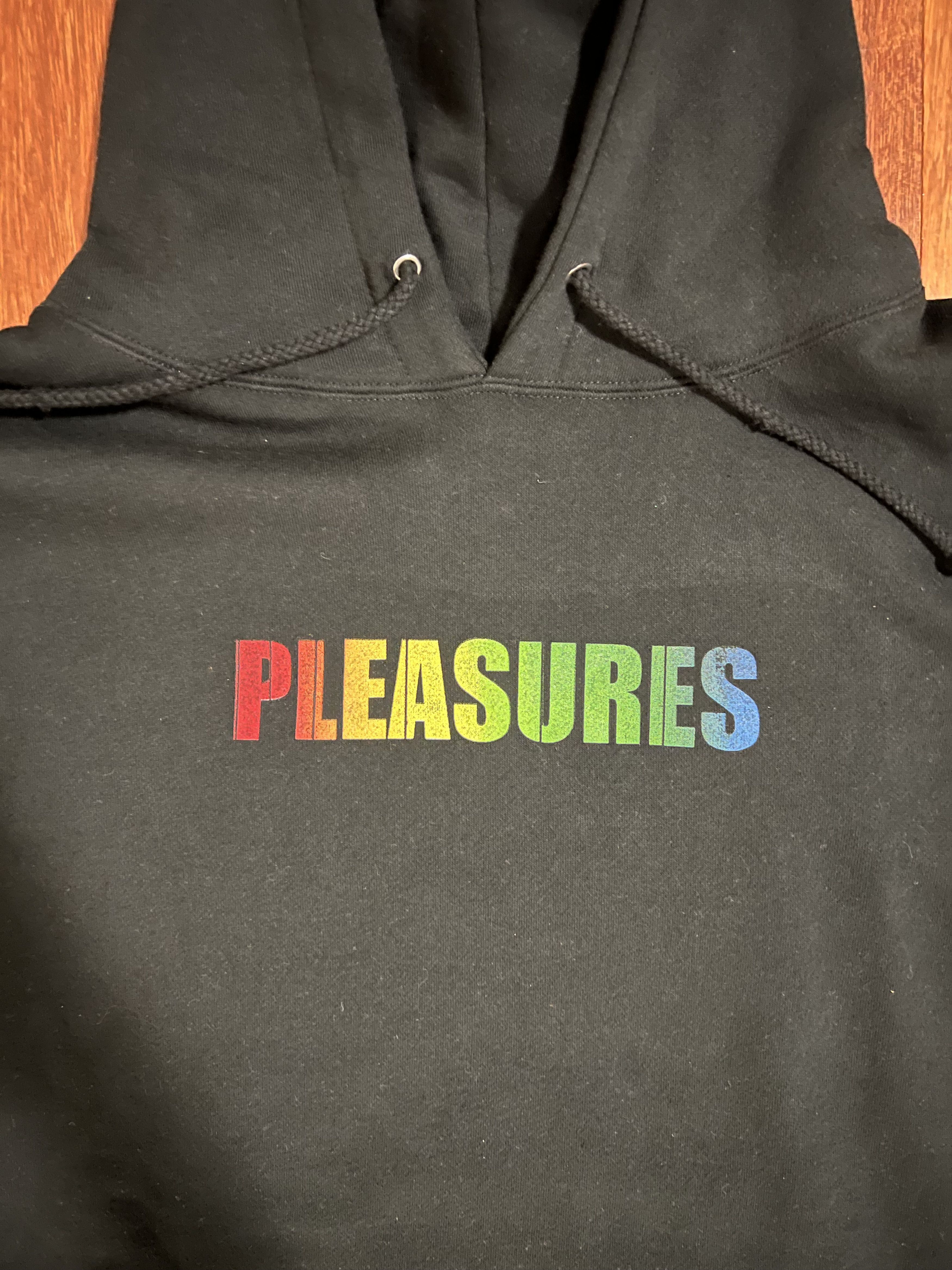Pleasures 💚 Pleasures Spectrum Logo Hoodie Black Large NEW Size US L / EU 52-54 / 3 - 4 Thumbnail
