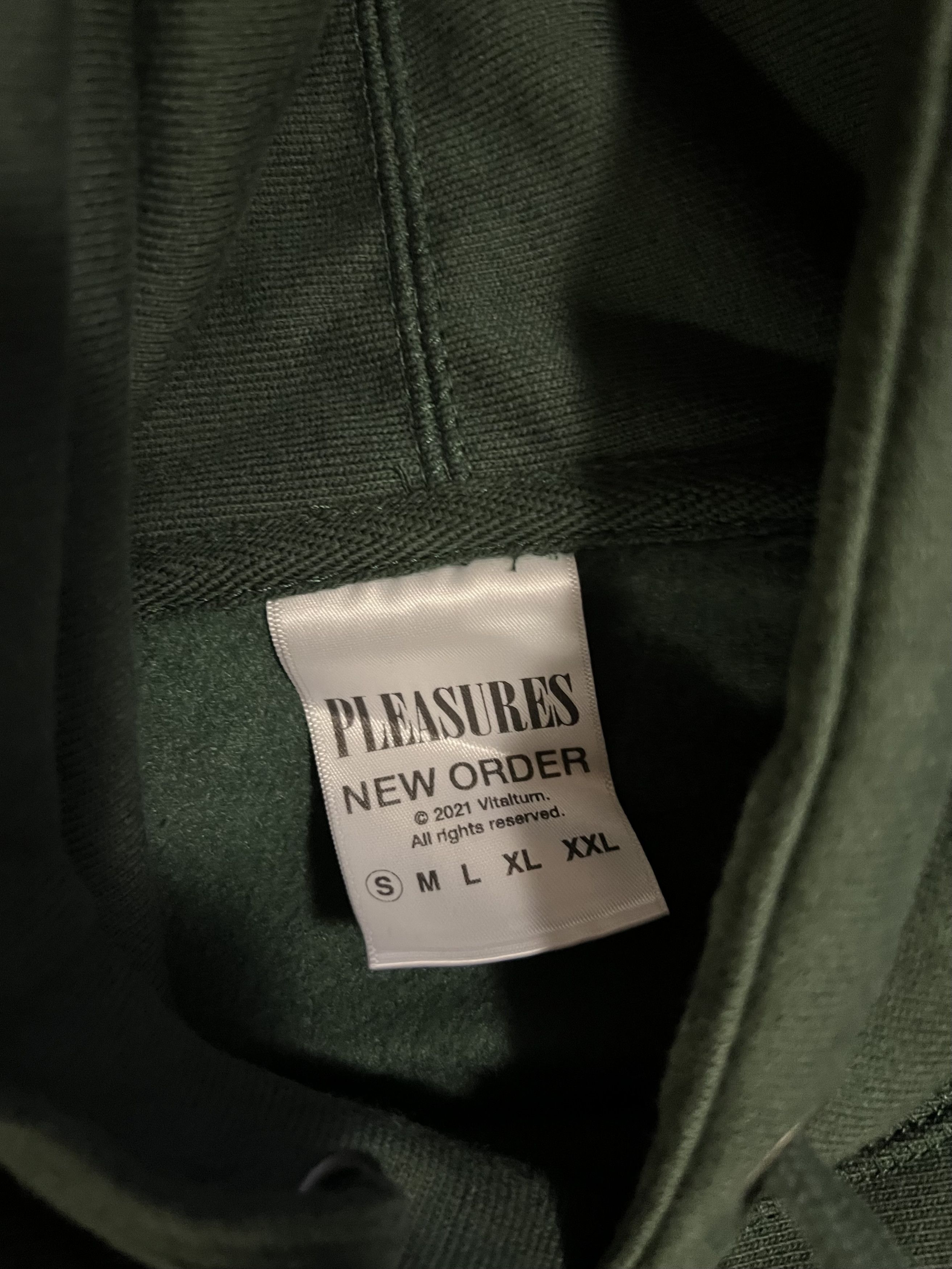 New Order × Pleasures 💚 Pleasures x New Order Republic Hoodie Green Small NEW Size US S / EU 44-46 / 1 - 5 Thumbnail