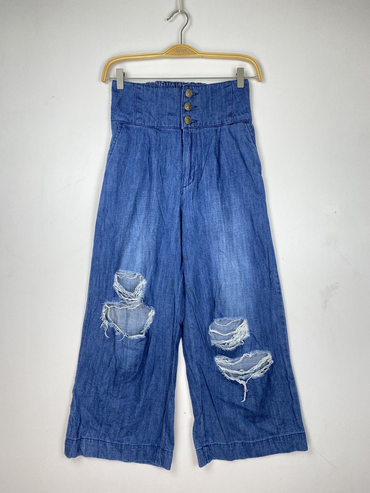 Distressed Denim Vintage Back And Forth Ripped Jeans Inspired By