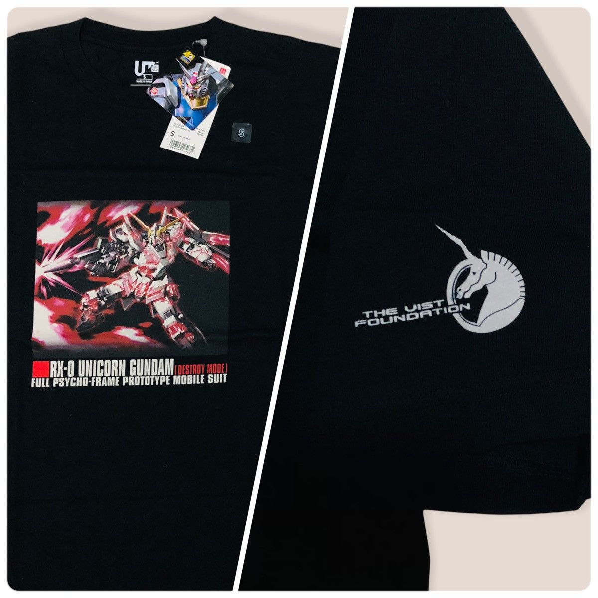 Anime × Japanese Brand × Uniqlo Anime Gundam RX-0 Unicorn Manga tee Size US S / EU 44-46 / 1 - 1 Thumbnail