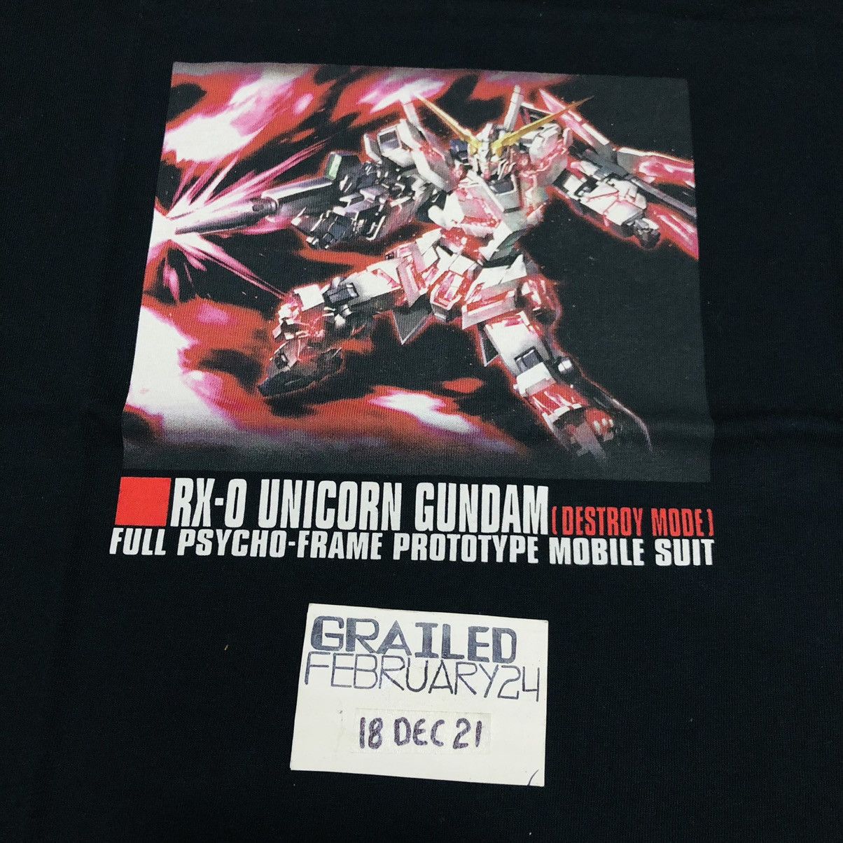Anime × Japanese Brand × Uniqlo Anime Gundam RX-0 Unicorn Manga tee Size US S / EU 44-46 / 1 - 4 Thumbnail