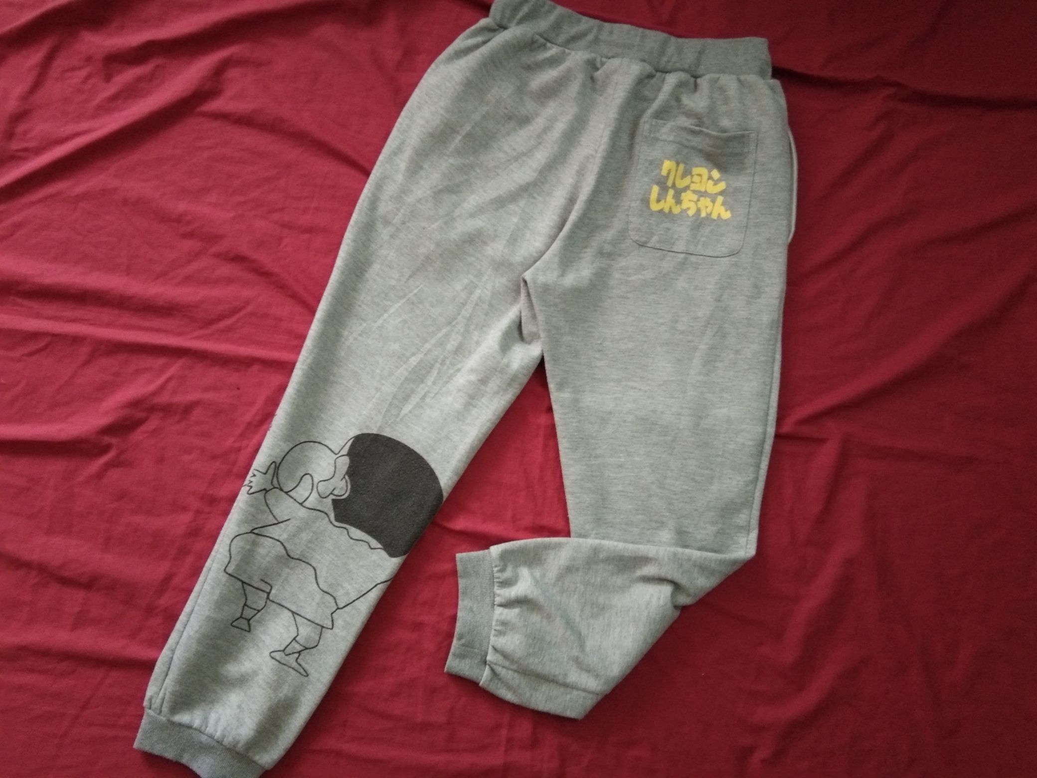Cartoon Network Crayon Shin Chan sweatpants anime women girl Size 28" / US 6 / IT 42 - 3 Thumbnail