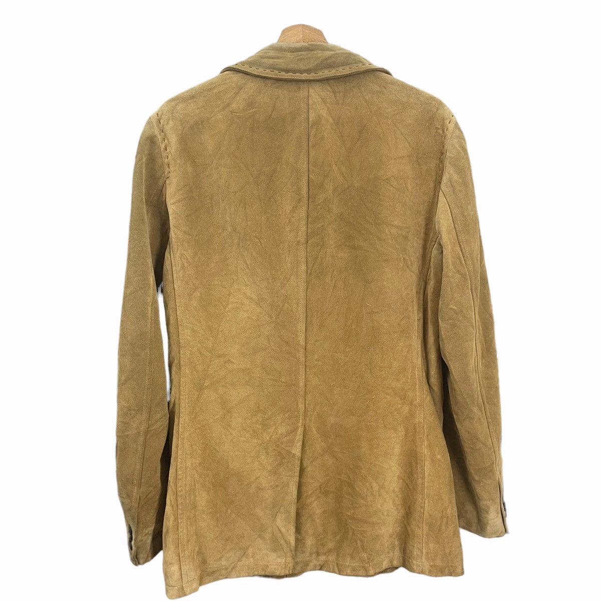 ABAHOUSE × Japanese Brand × Leather 💥 ABAHOUSE RICH BROWN SUEDE JACKET Size US M / EU 48-50 / 2 - 7 Thumbnail