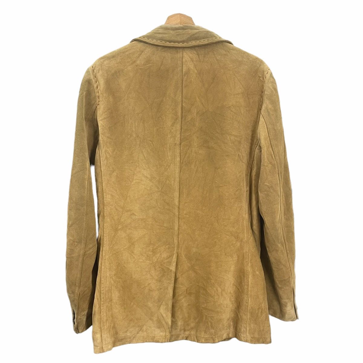 ABAHOUSE × Japanese Brand × Leather 💥 ABAHOUSE RICH BROWN SUEDE JACKET Size US M / EU 48-50 / 2 - 9 Thumbnail