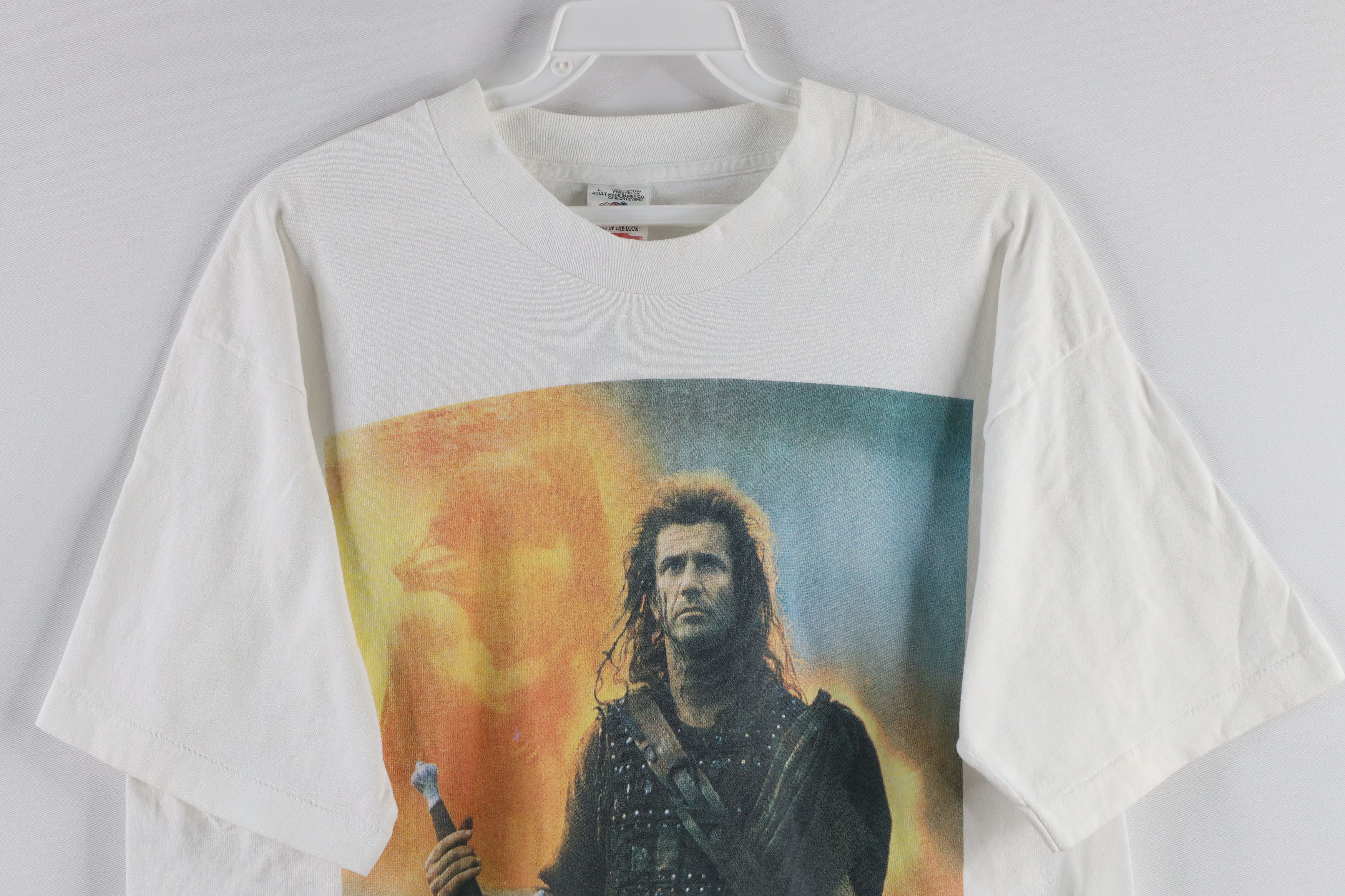 Vintage Vintage 90s Mel Gibson Braveheart Movie Short Sleeve T-Shirt Size US L / EU 52-54 / 3 - 2 Thumbnail