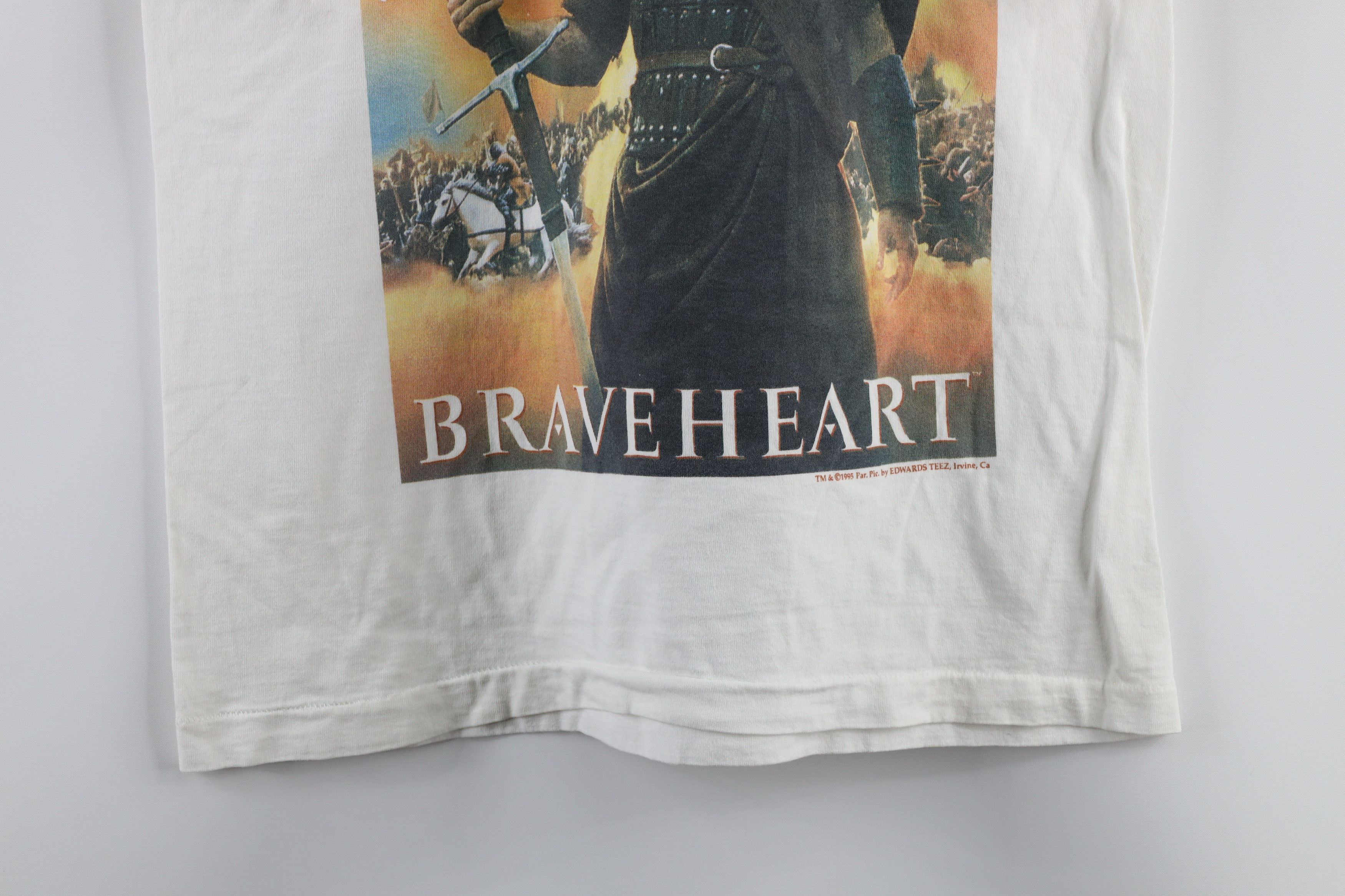 Vintage Vintage 90s Mel Gibson Braveheart Movie Short Sleeve T-Shirt Size US L / EU 52-54 / 3 - 3 Thumbnail
