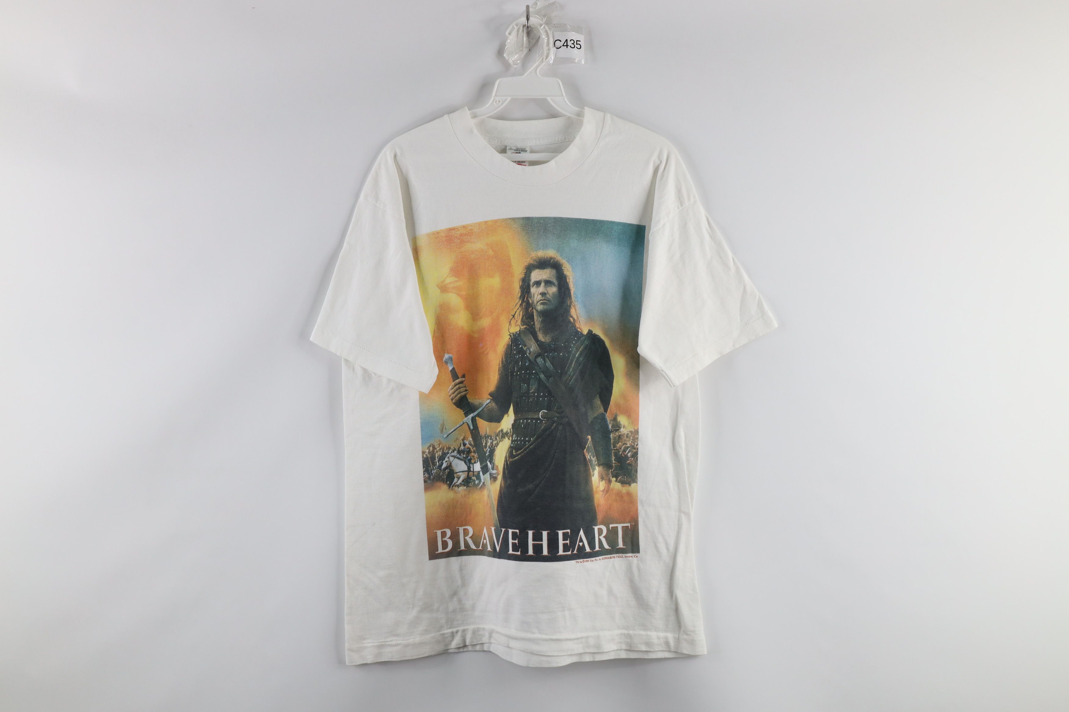 Vintage Vintage 90s Mel Gibson Braveheart Movie Short Sleeve T-Shirt Size US L / EU 52-54 / 3 - 1 Thumbnail
