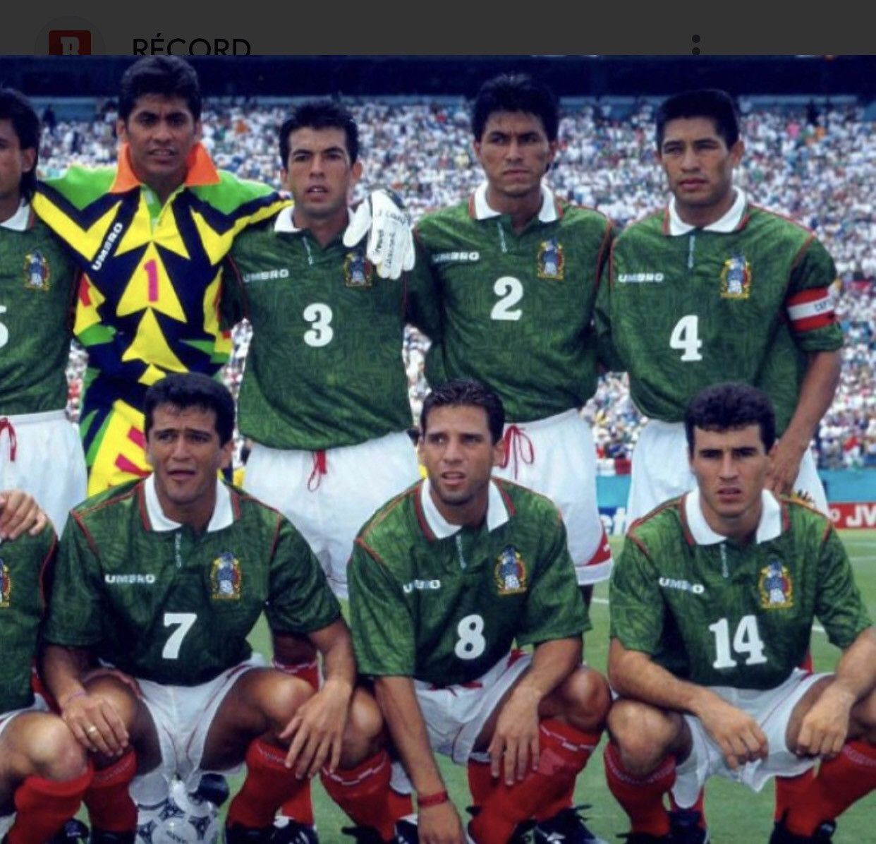 1992-94 Mexico Home Shirt #11 - 5/10 - (L)