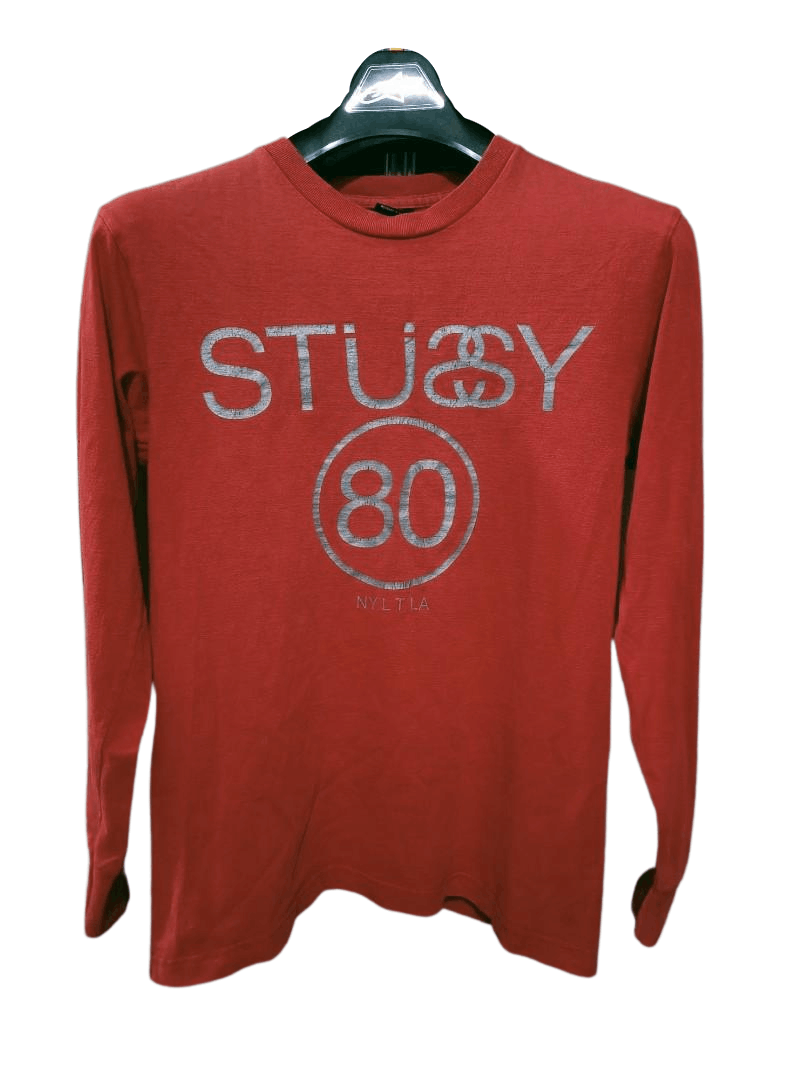 Stussy × Vintage Stussy 80 nyltla long sleeve shirt Size US S / EU 44-46 / 1 - 1 Thumbnail