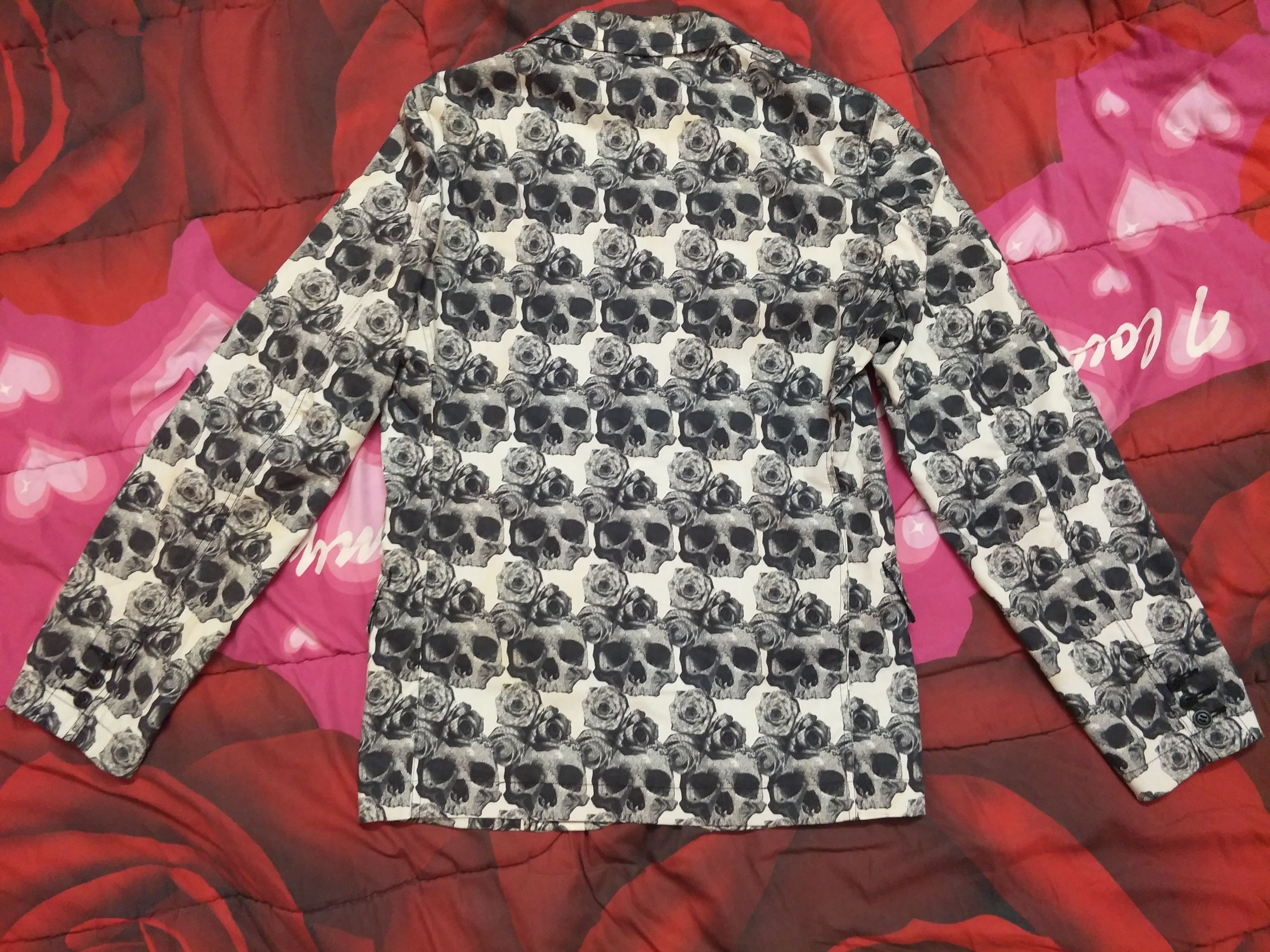 Comme des Garcons 🔥S/S10 Runway Skull Roses Gray Coat Blazer CDG Size US S / EU 44-46 / 1 - 4 Thumbnail