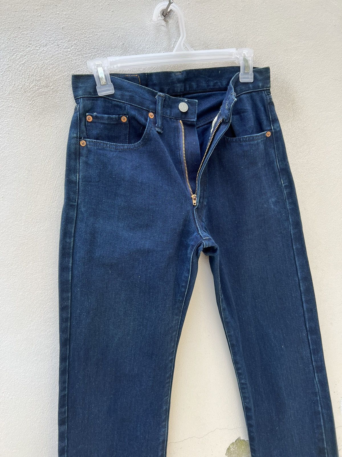 45rpm Vintage 45rpm Japan Indigo Blue Denim Jeans L35 Size US 29 - 8 Thumbnail