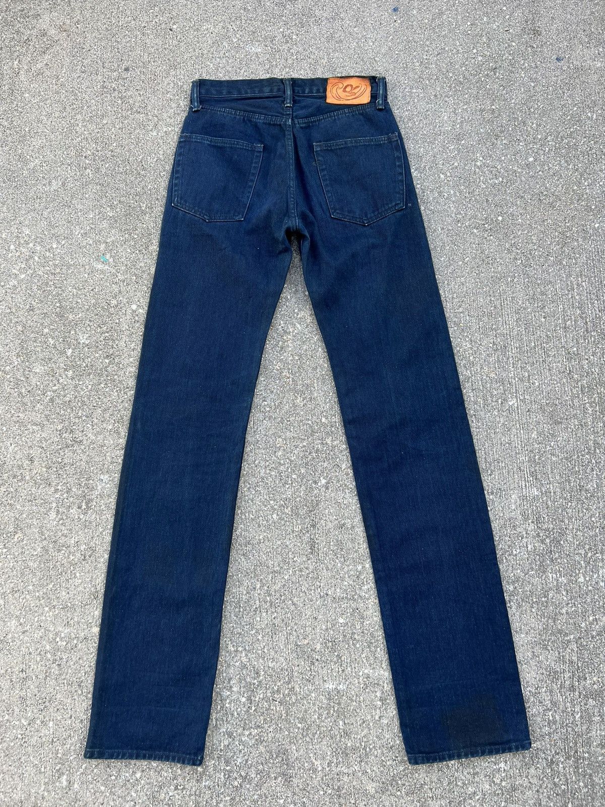 45rpm Vintage 45rpm Japan Indigo Blue Denim Jeans L35 Size US 29 - 5 Thumbnail